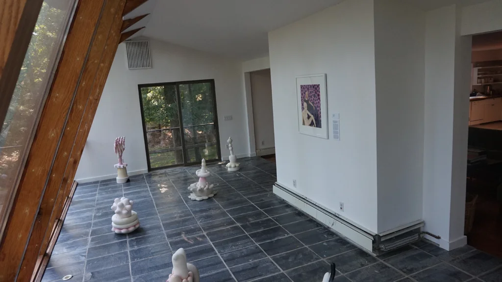 Installation View (Mike Goodlett, left, Mare Vacarro, right)