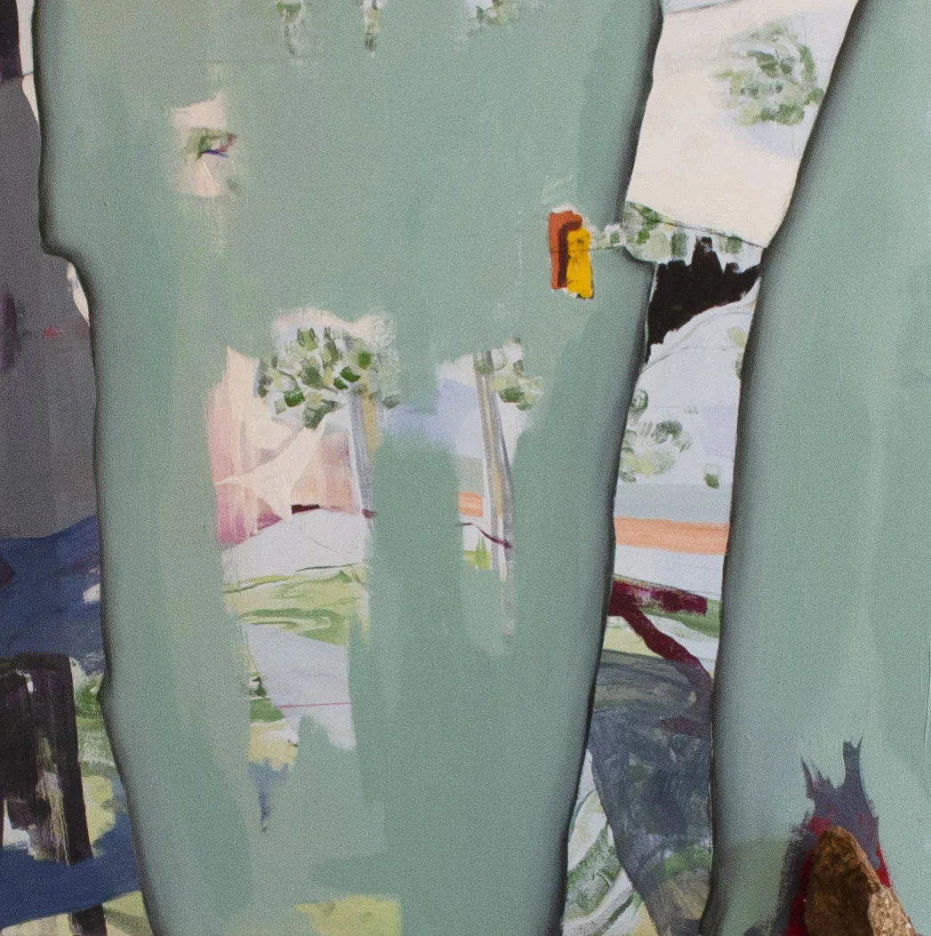 Wihro Kim, Untitled, oil on canvas over panel, 24 x 24 inches