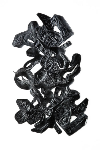 Kevin Cole, Shakie Situations VIII, 2011, Embossed print, 34 x 50 inches