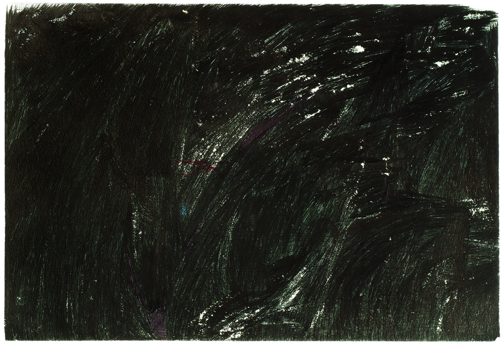 Beverly Baker, Untitled, 2015, Ballpoint pen on paper, 15 x 22 inches