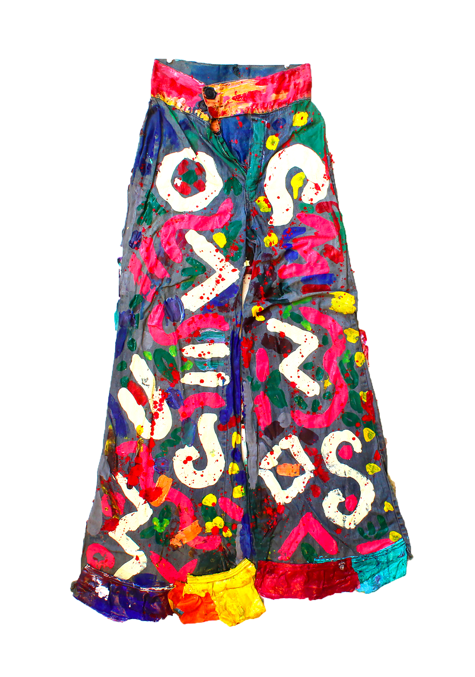 Robert Tharsing, Title Unknown, 1979, Cloth, polymer medium, acrylic, 46 x 29 inches