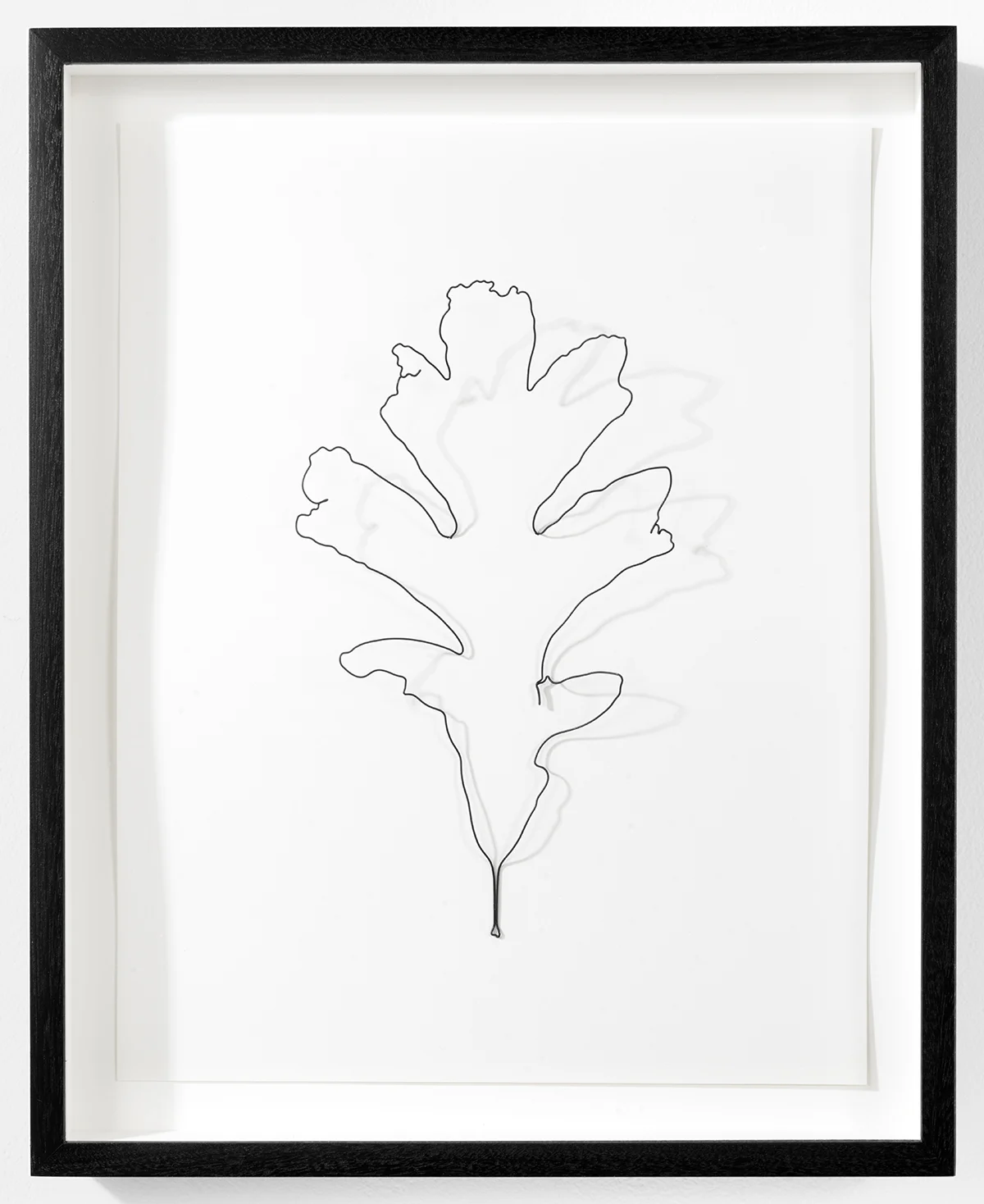 Charismatic Paul - (Paul Thek) (from Leaves an AIDS Memorial), 1996-present wire and paper, 16 x 13 x 2 inches