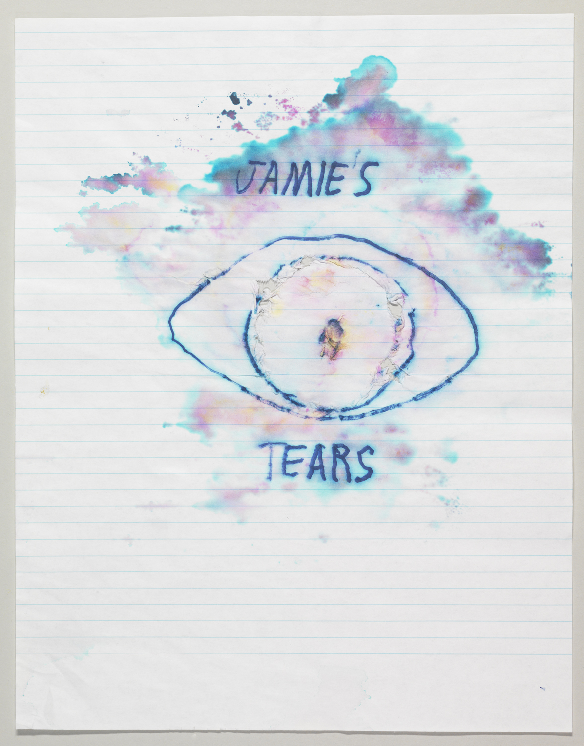 Untitled (from Hospital Drawings), 1994, mixed media, 8.5 x 11 inches
