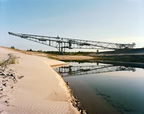 Frank Döring, Untitled (Retired overburden conveyor bridge), 2011, Archival pigment print, 18 x 24.25 inches