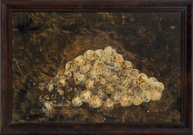 E.K. Huckaby, The Sighs of Hailstones, 2000, Oil on panel, 27.75 x 39.75 x 1.5 inches