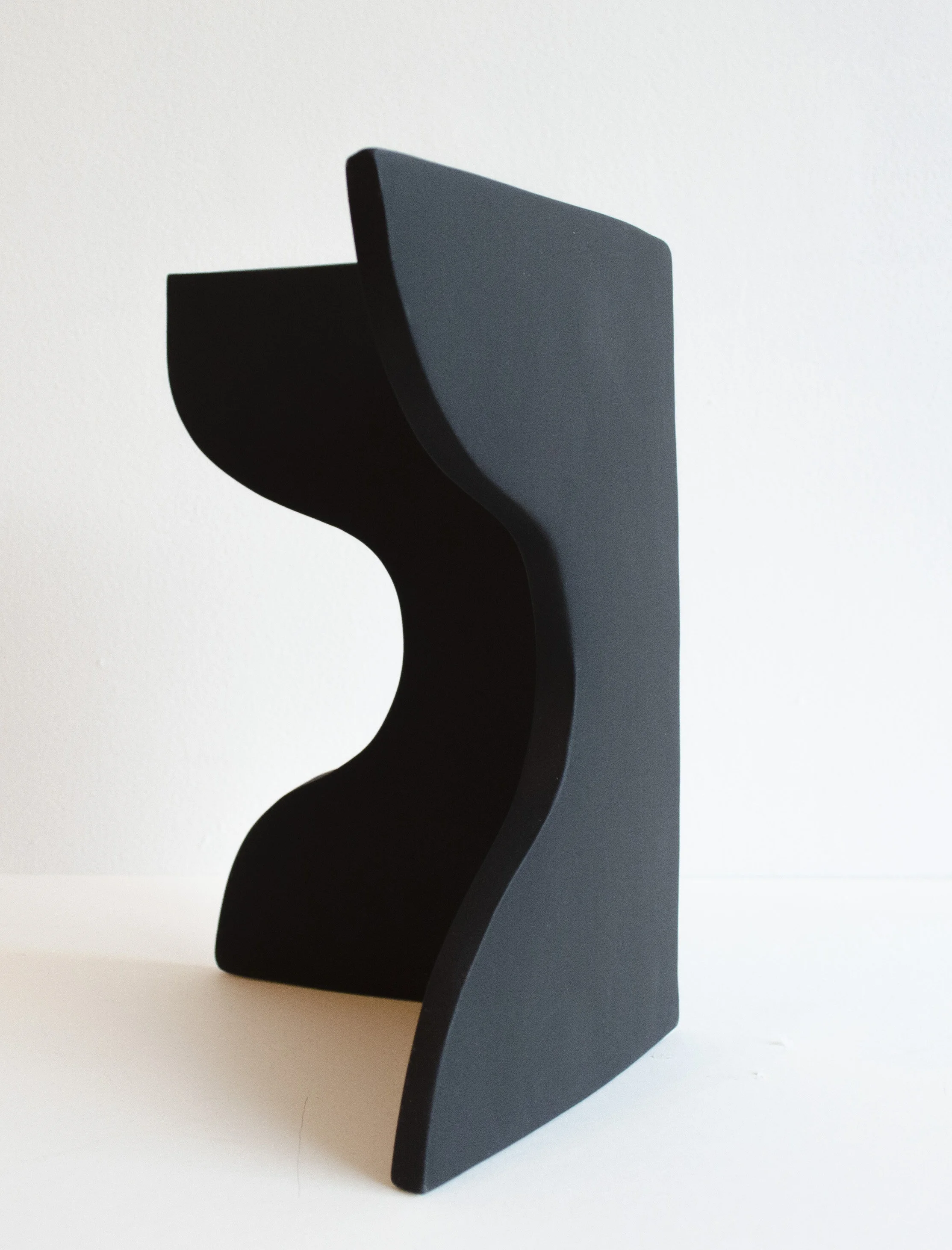 Amy Pleasant, Neck II, 2019, fired and painted clay, 6 x 5 x 4.5 x 0.5 inches
