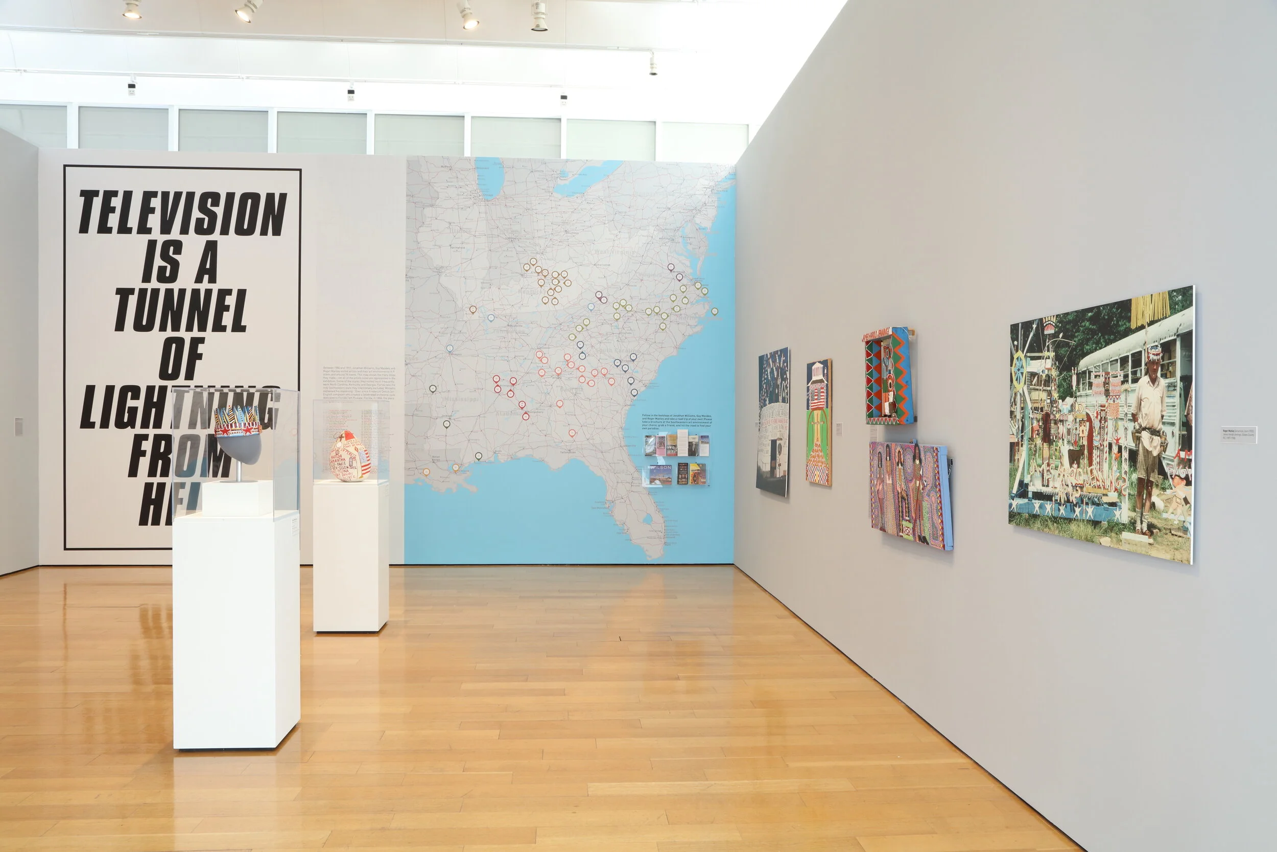   Way Out There: The Art of Southern Backroads  High Museum of Art March 2 – May 19, 2019  In the early 1980s, poet Jonathan Williams invited photographers Guy Mendes and Roger Manley to hit the road “to document what tickled us, what moved us, and w