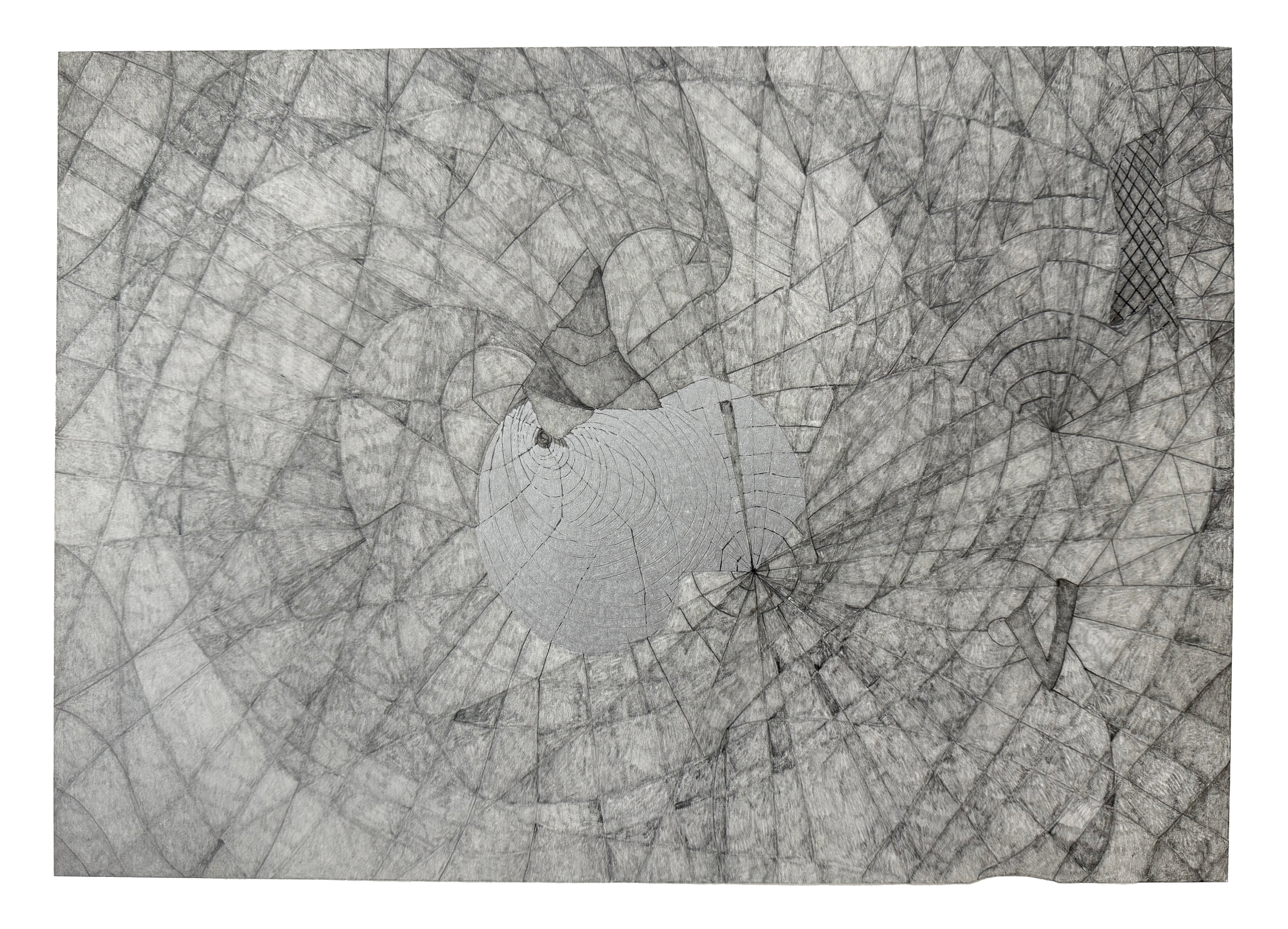 Susan Te Kahurangi King, Untitled, 2022, graphite and ink on paper, 11 ¾ x 16½ inches