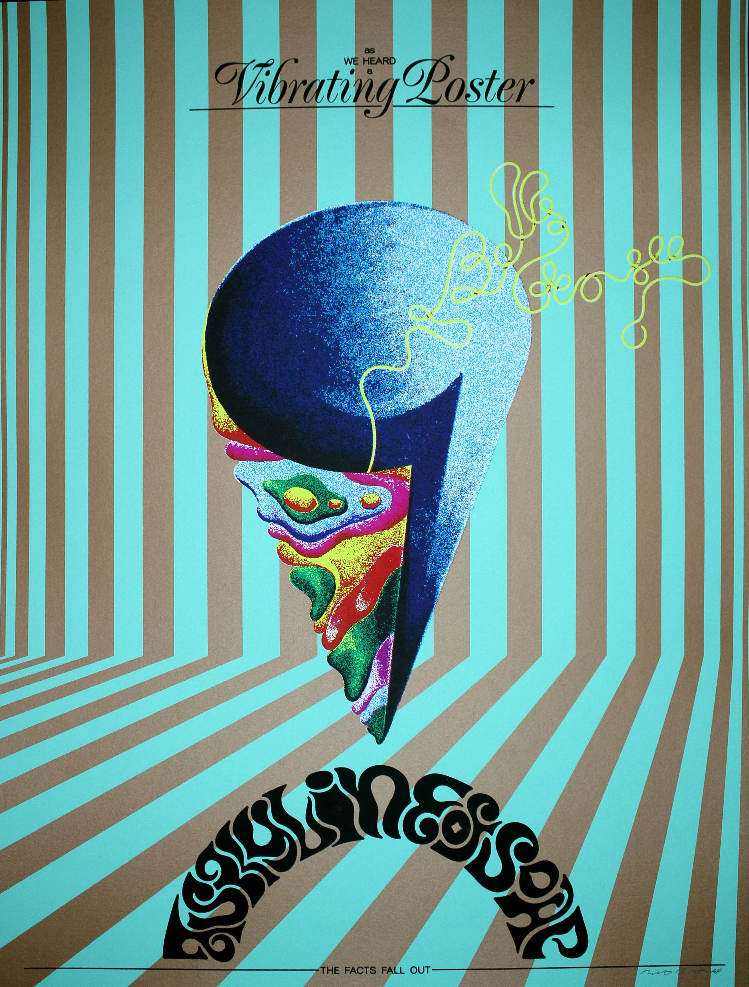 Robert Beatty, Bells To See, 2025, silkscreen, 18 x 24 inches, edition of 40