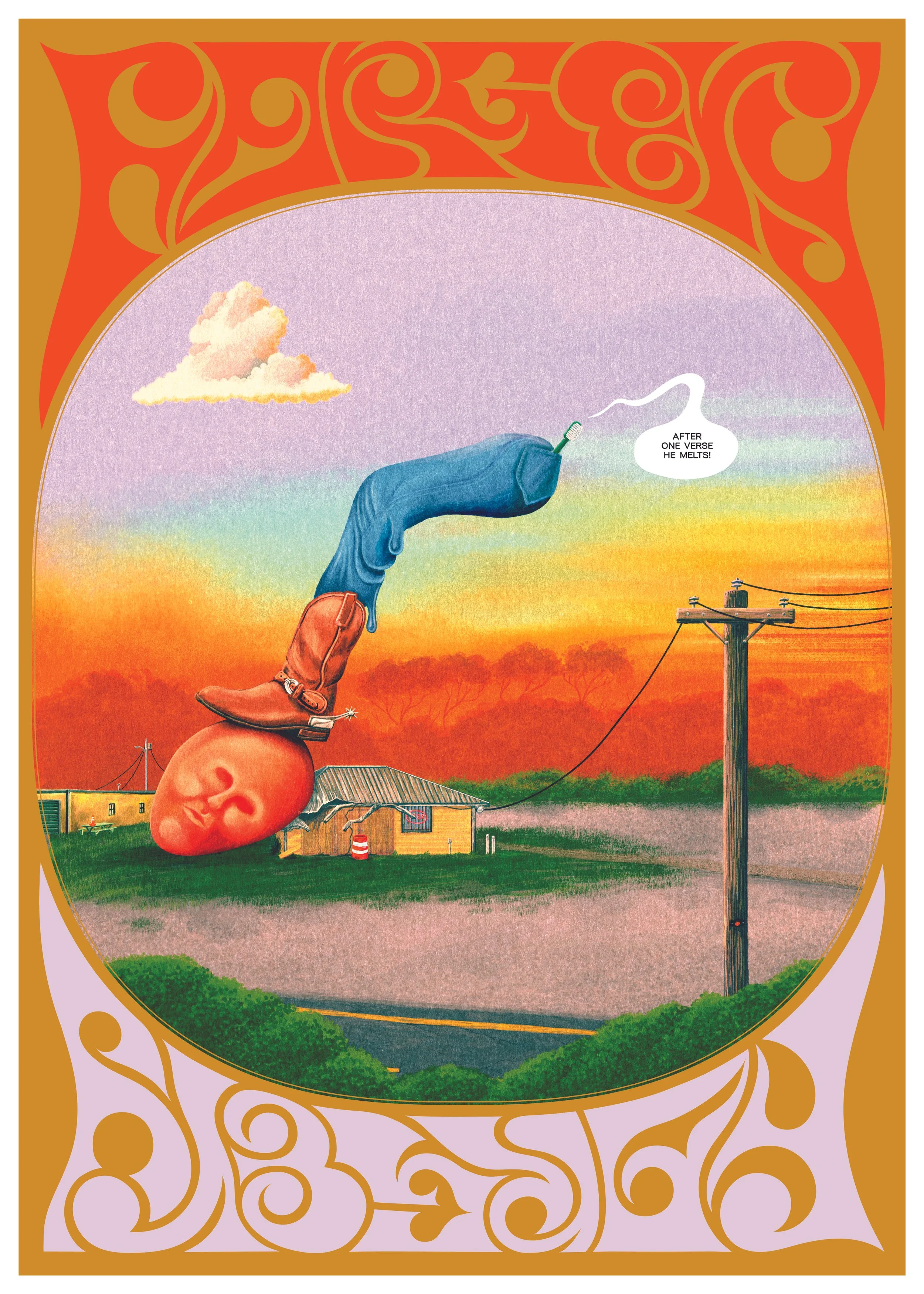 Robert Beatty, 3-Day Gallon, 2026, digital offset on newsprint, 27 ½ x 19 ½ inches