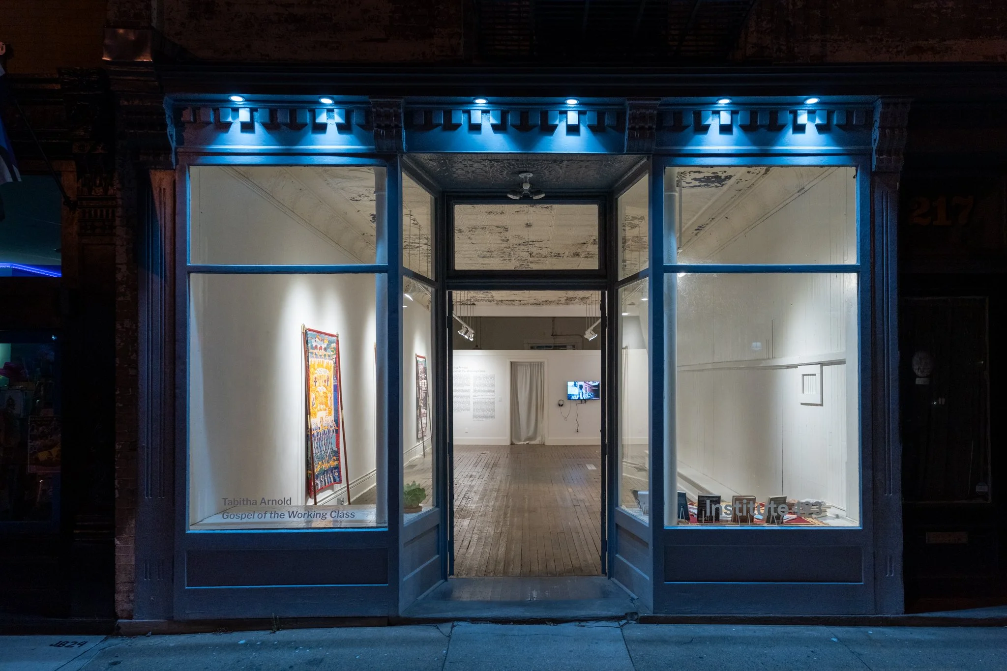Installation views of Tabitha Arnold, "Gospel of the Working Class", 2026.