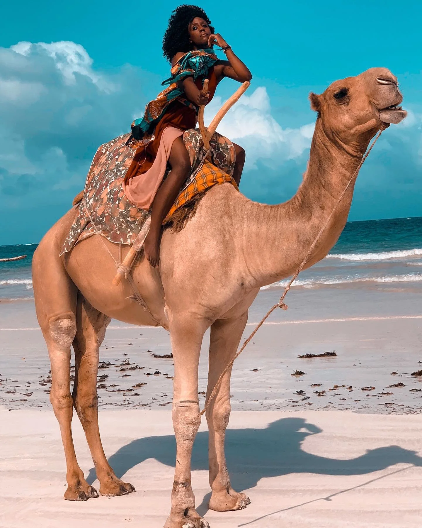 Dear Motherland, love me and lead me... 🤎🐪✊🏾
@siriusscarves 
#africa #travelafrica #thisisafrica #capturethewild #shotsofafrica #africageophoto #kenya #diani #africansummer #beachday #africafashion #africannature #iloveafrica