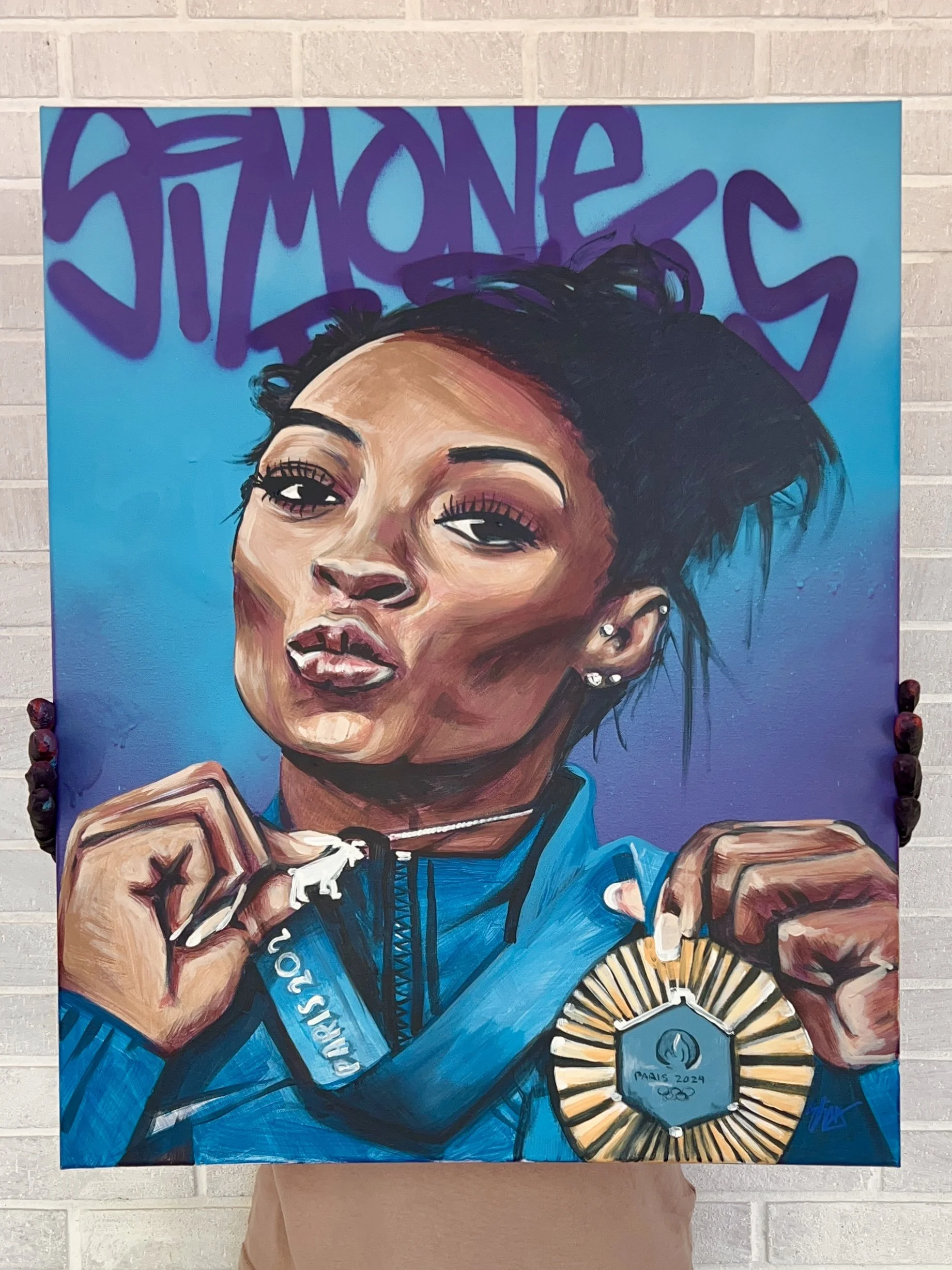 Simone Biles Original Painting