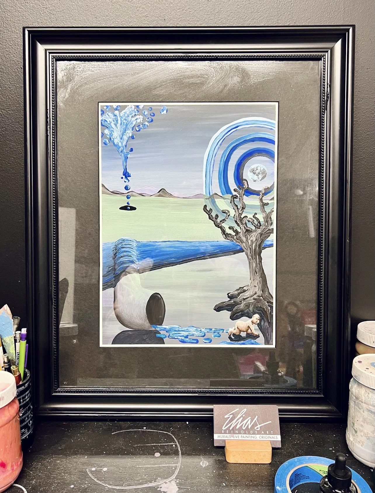 Surrealist Landscape Original Painting