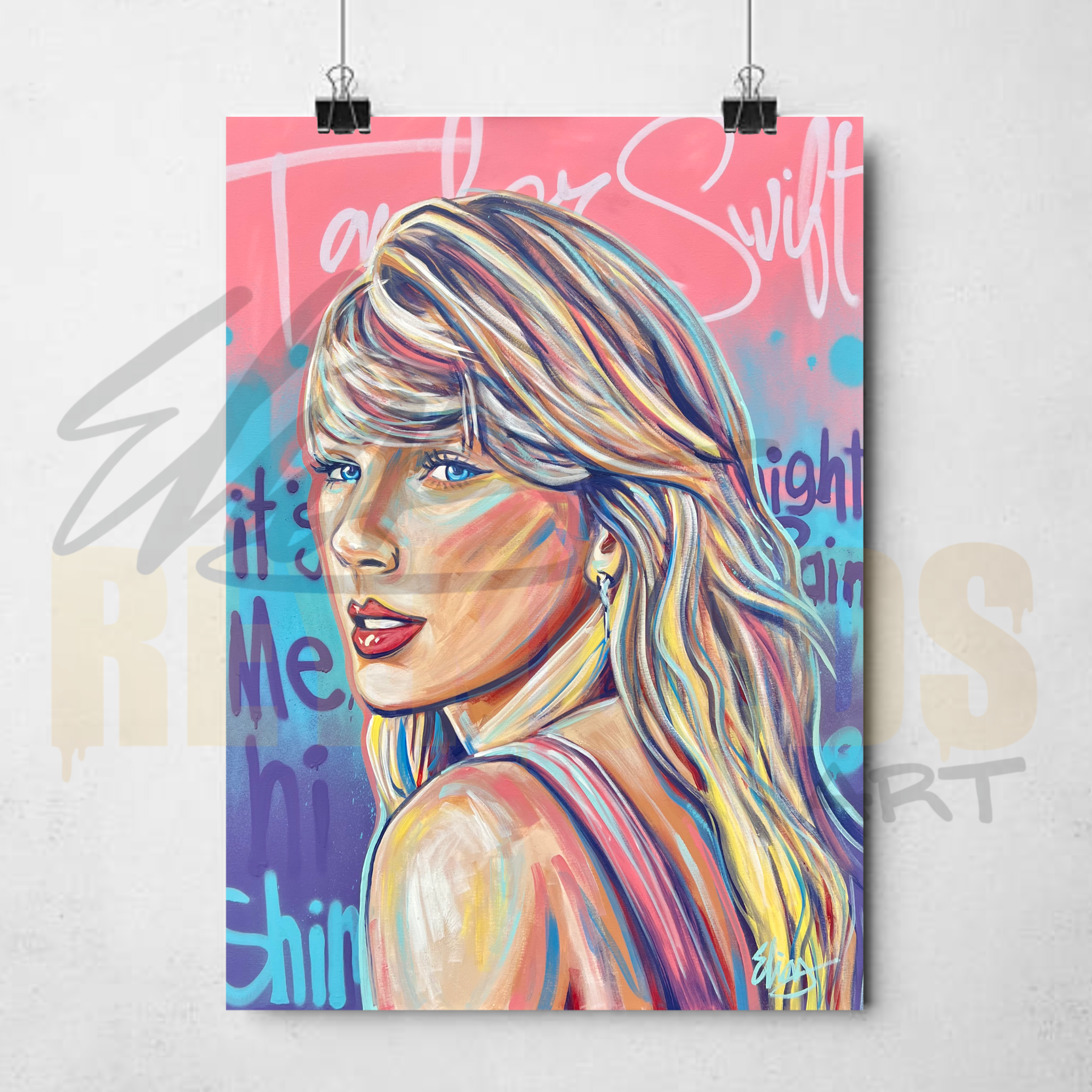 Taylor Swift Art Print - Pop Music Wall Art - Signed Limited Edition