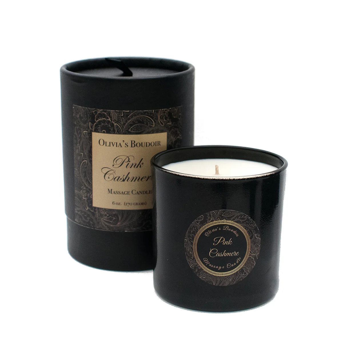 Olivia's Boudoir 6.5oz Candle - Pink Cashmere