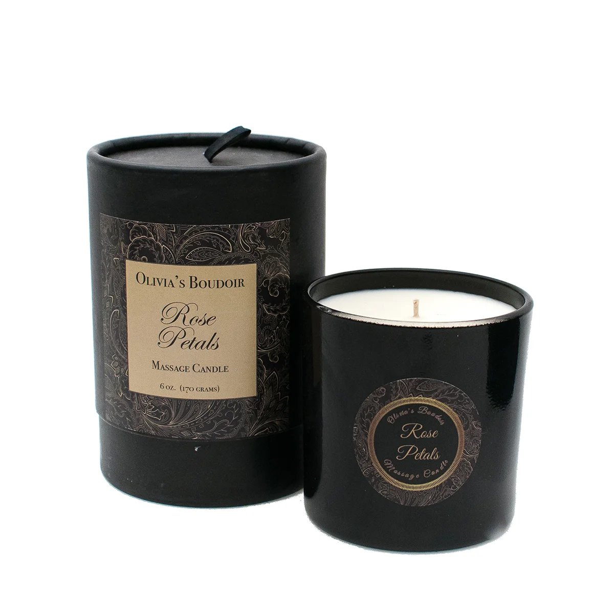 Olivia's Boudoir 6.5oz Candle - Rose Petals