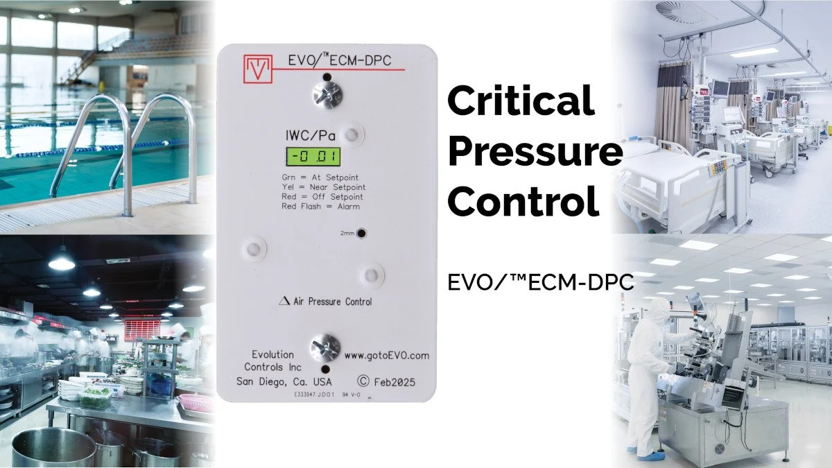 EVO/™ECM-DPC Differential Pressure Control