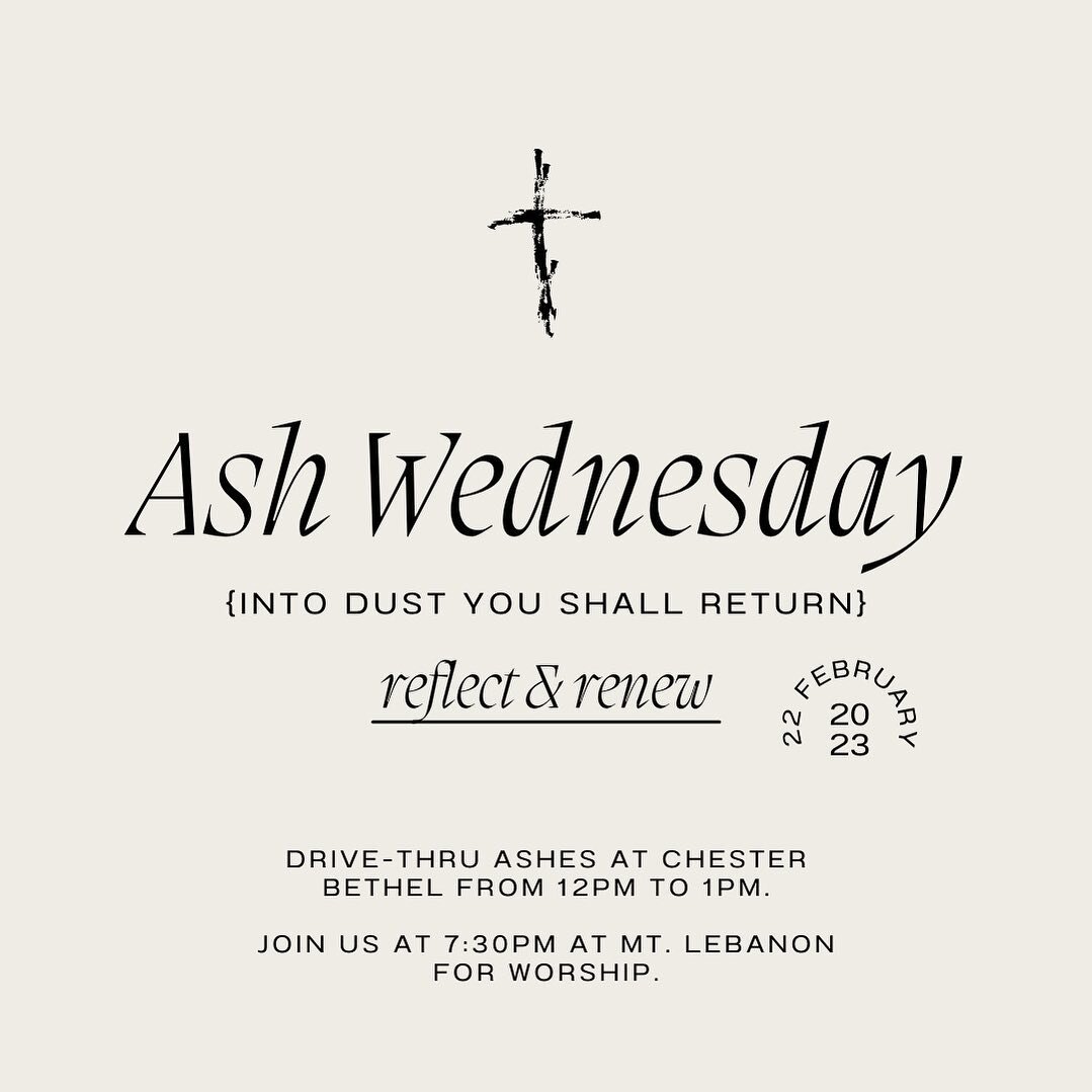 Remember to join us on Wednesday, February 22! ✝️