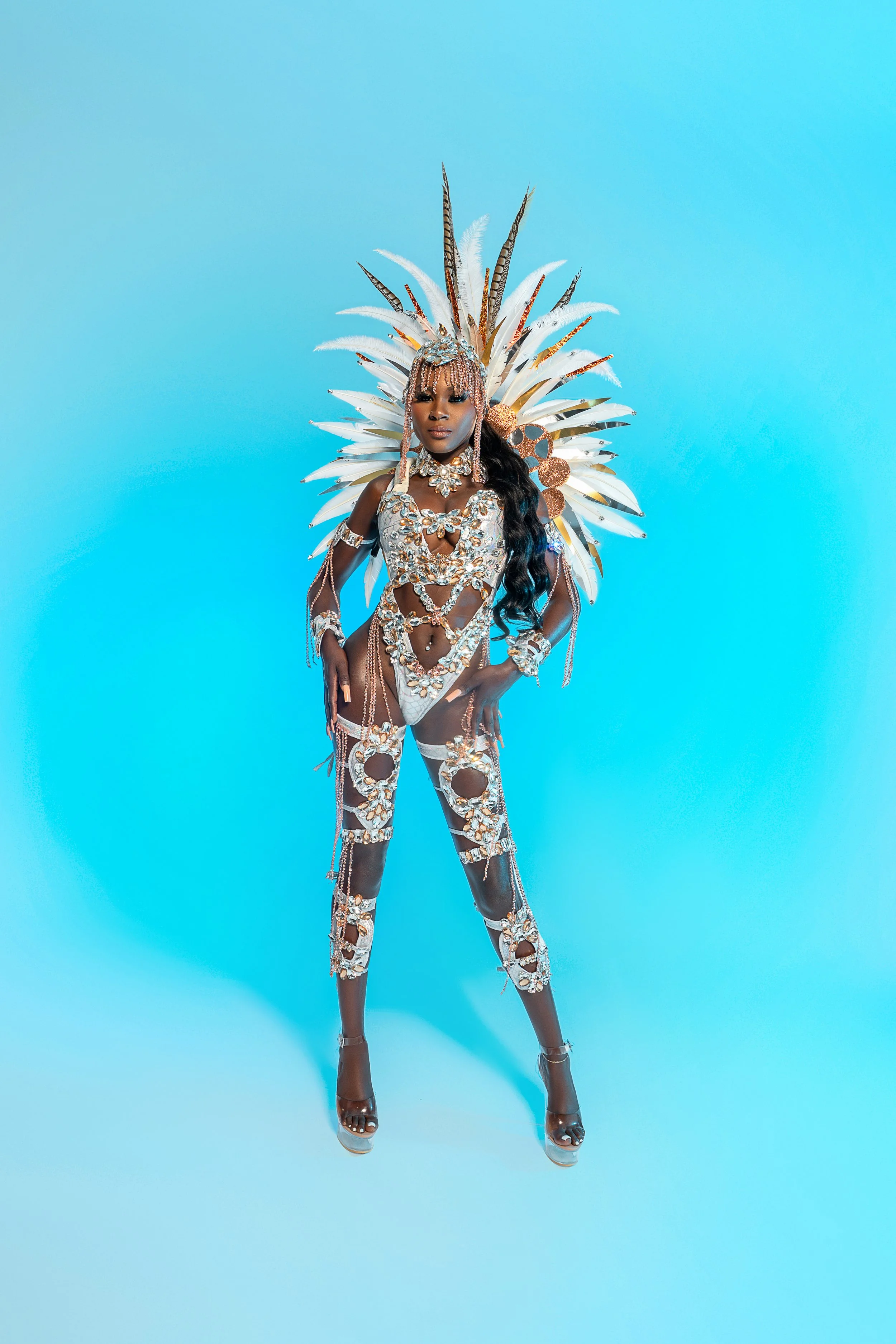 Show Out: Cut-Out Bra with Small Backpack