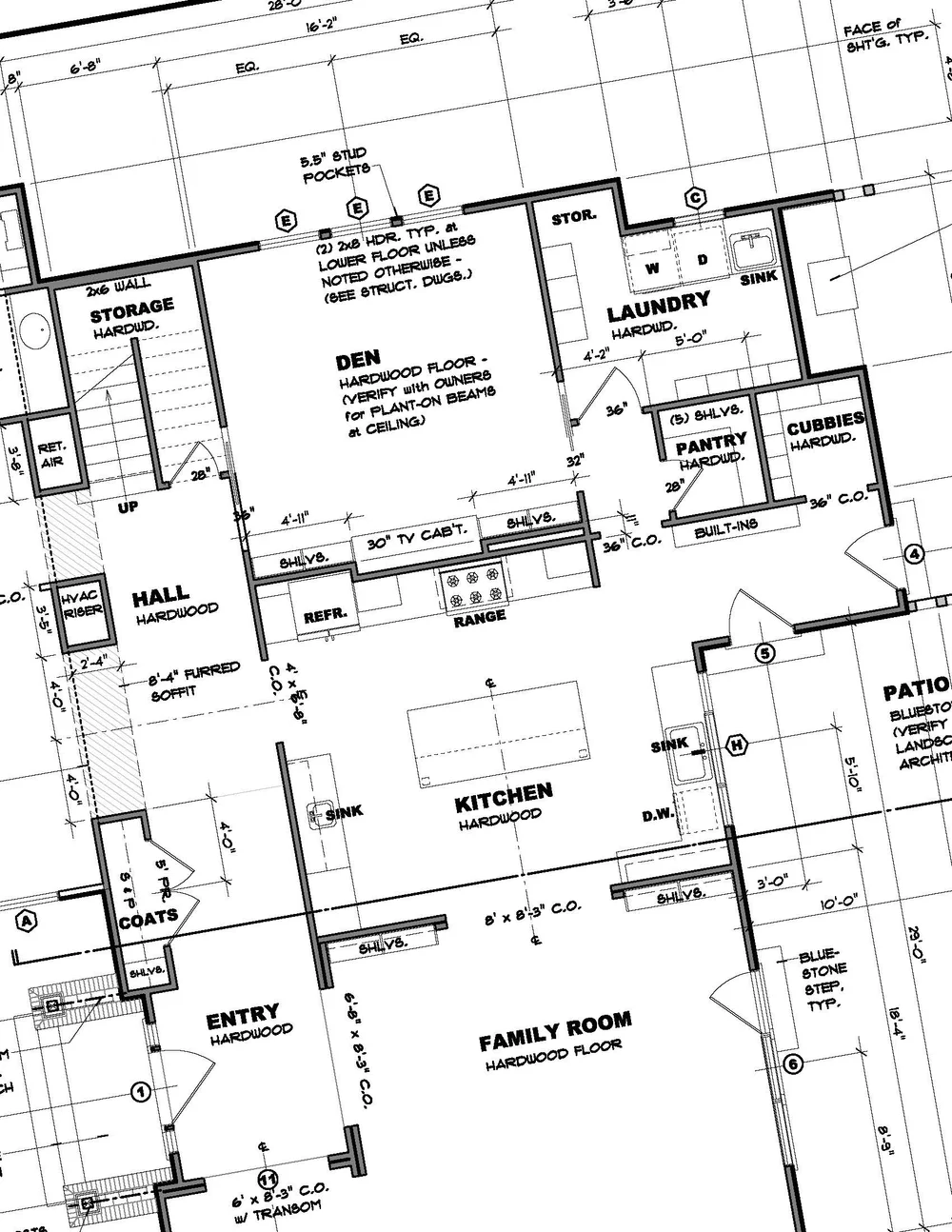 Construction Drawing Example Ron Wilde Architect