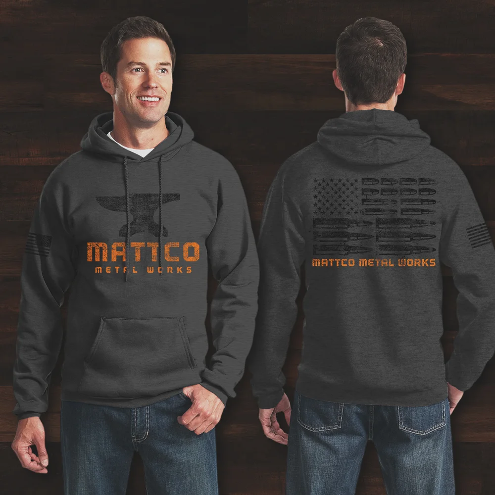 Distressed Ammo Flag Hoodie