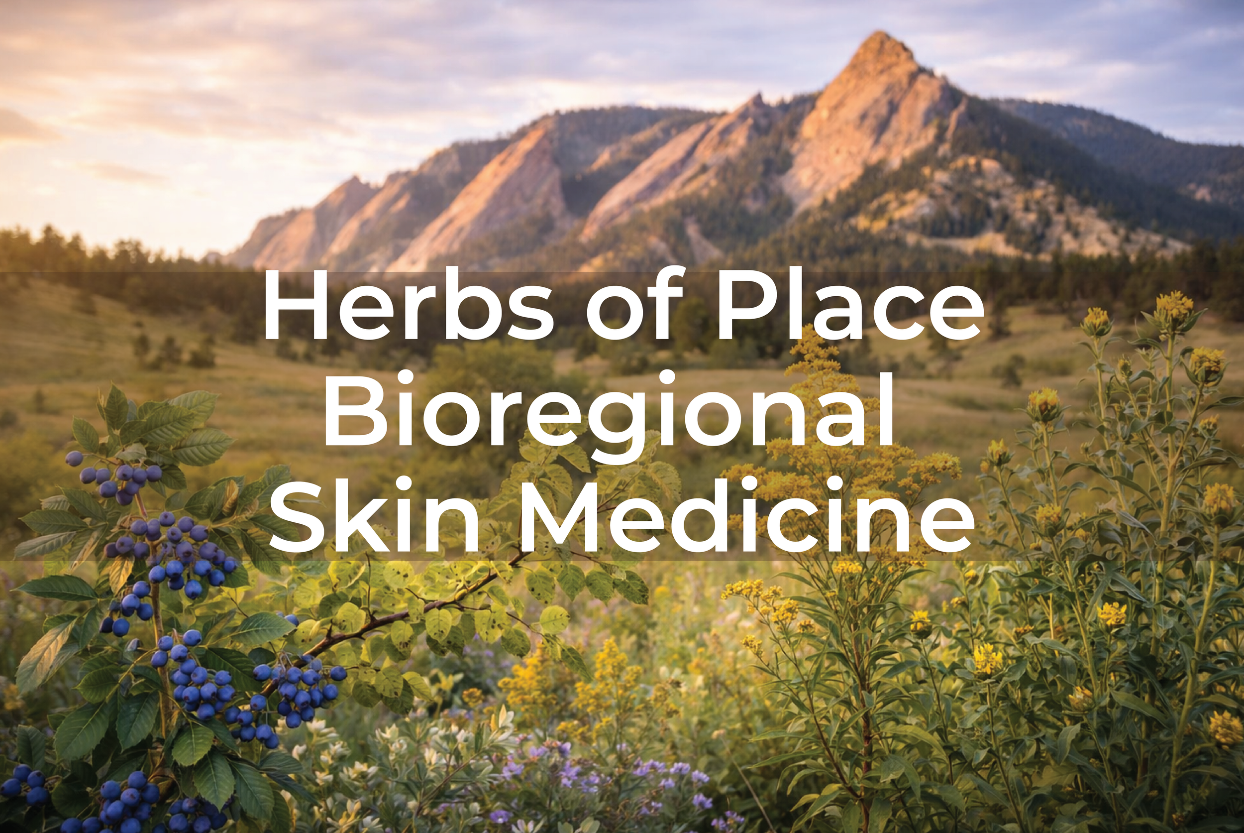 Saturday 1pm: Herbs of Place: Bioregional Skin Medicine with Liz Faermark