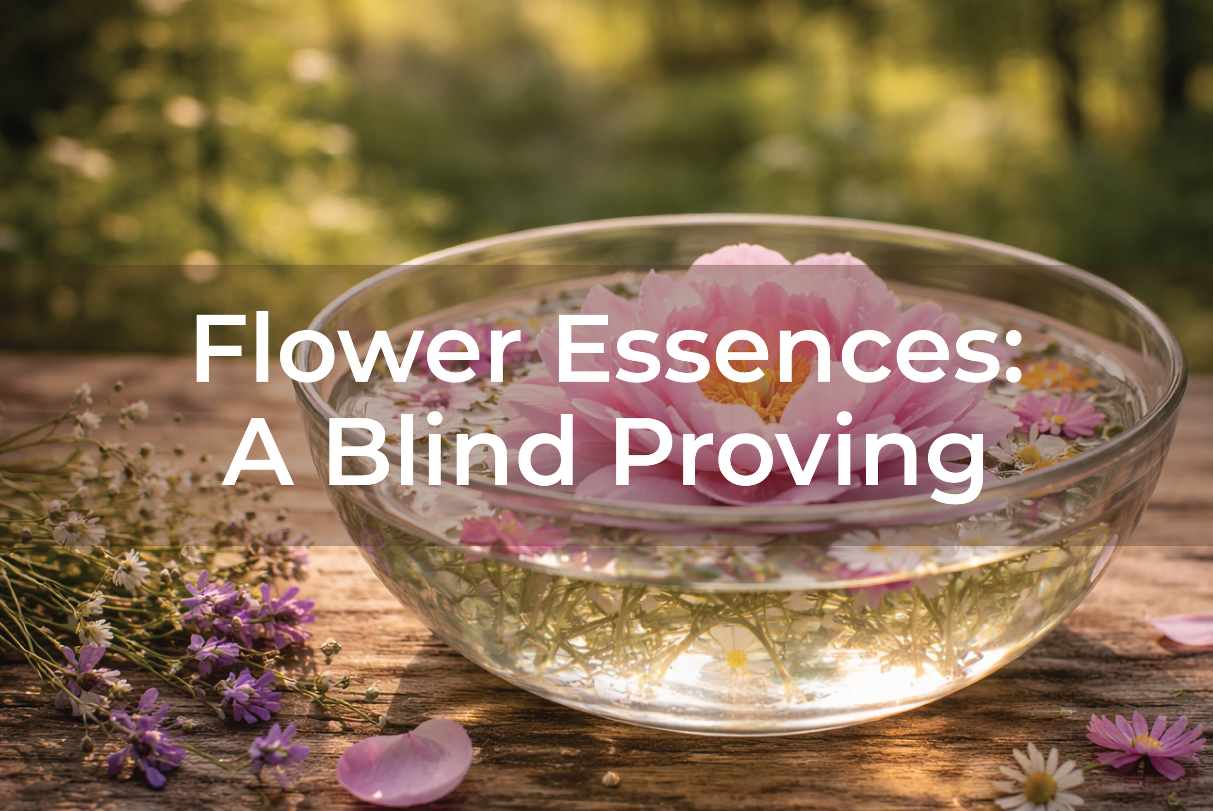 Sunday 10am: Flower Essences: A Blind Proving with Liz Faermark