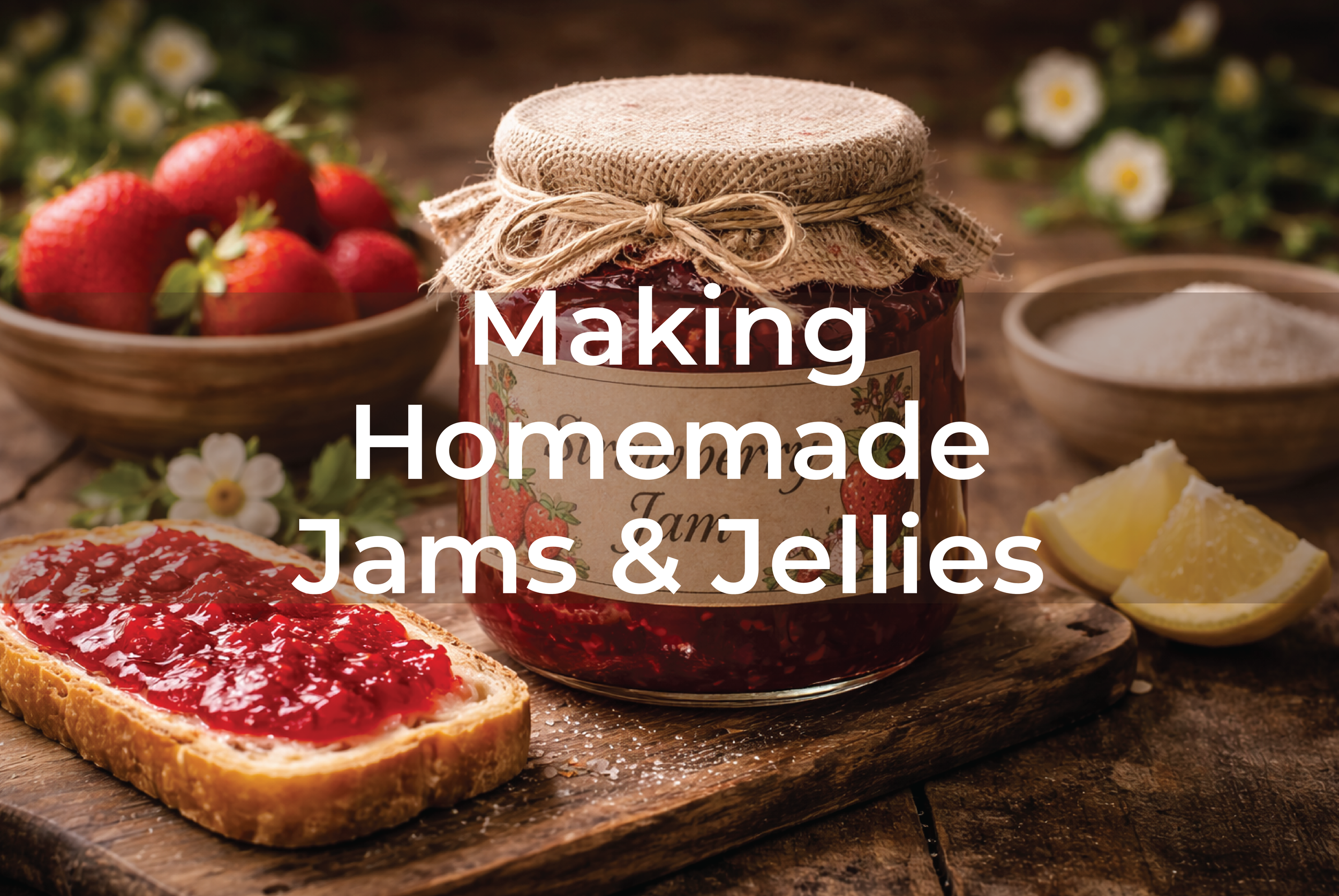 Sunday 1pm: Preserving the Season: Making Homemade Jams & Curds with Jenni Hlawatsch
