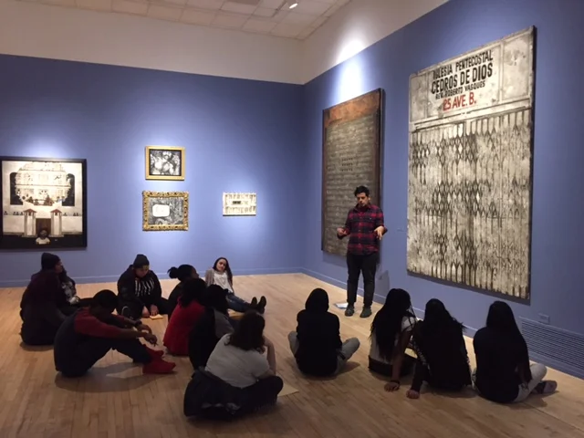 Gallery tour of Martin Wong exhibition.