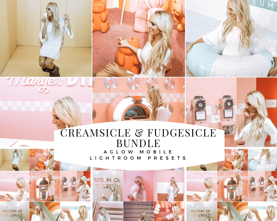 2 Presets Mobile Presets - CREAMSICLE &amp; FUDGESICLE BUNDLE