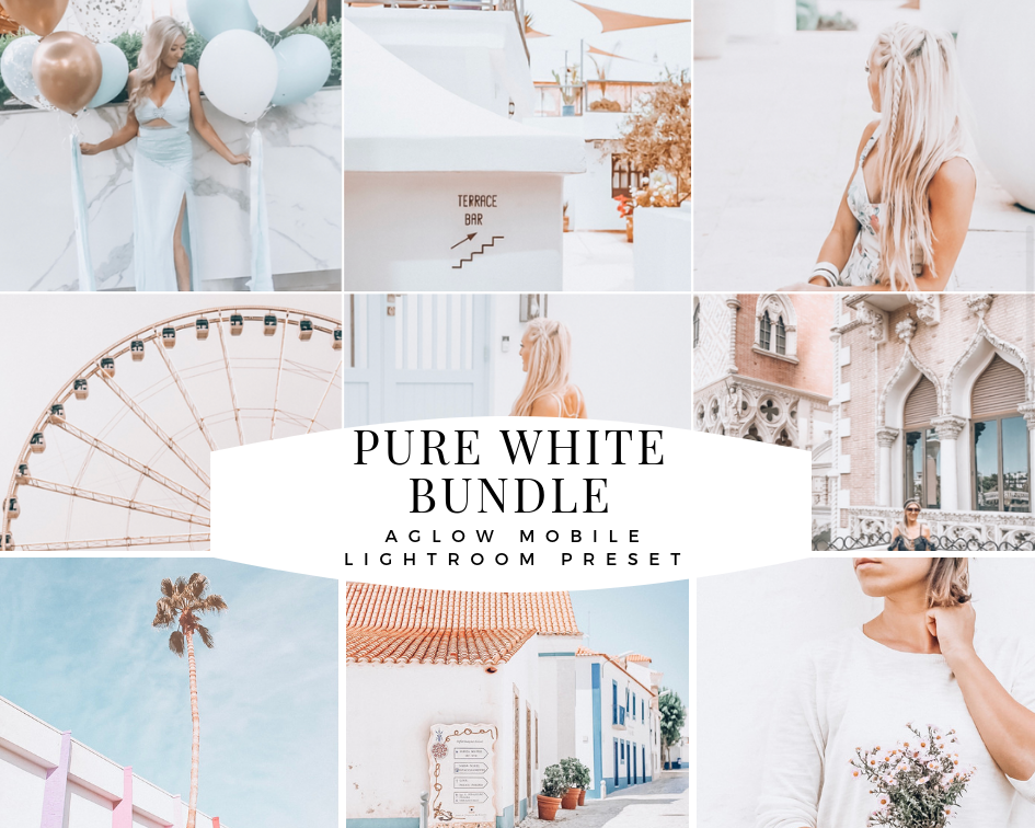 3 Mobile Presets - PURE WHITE Bundle