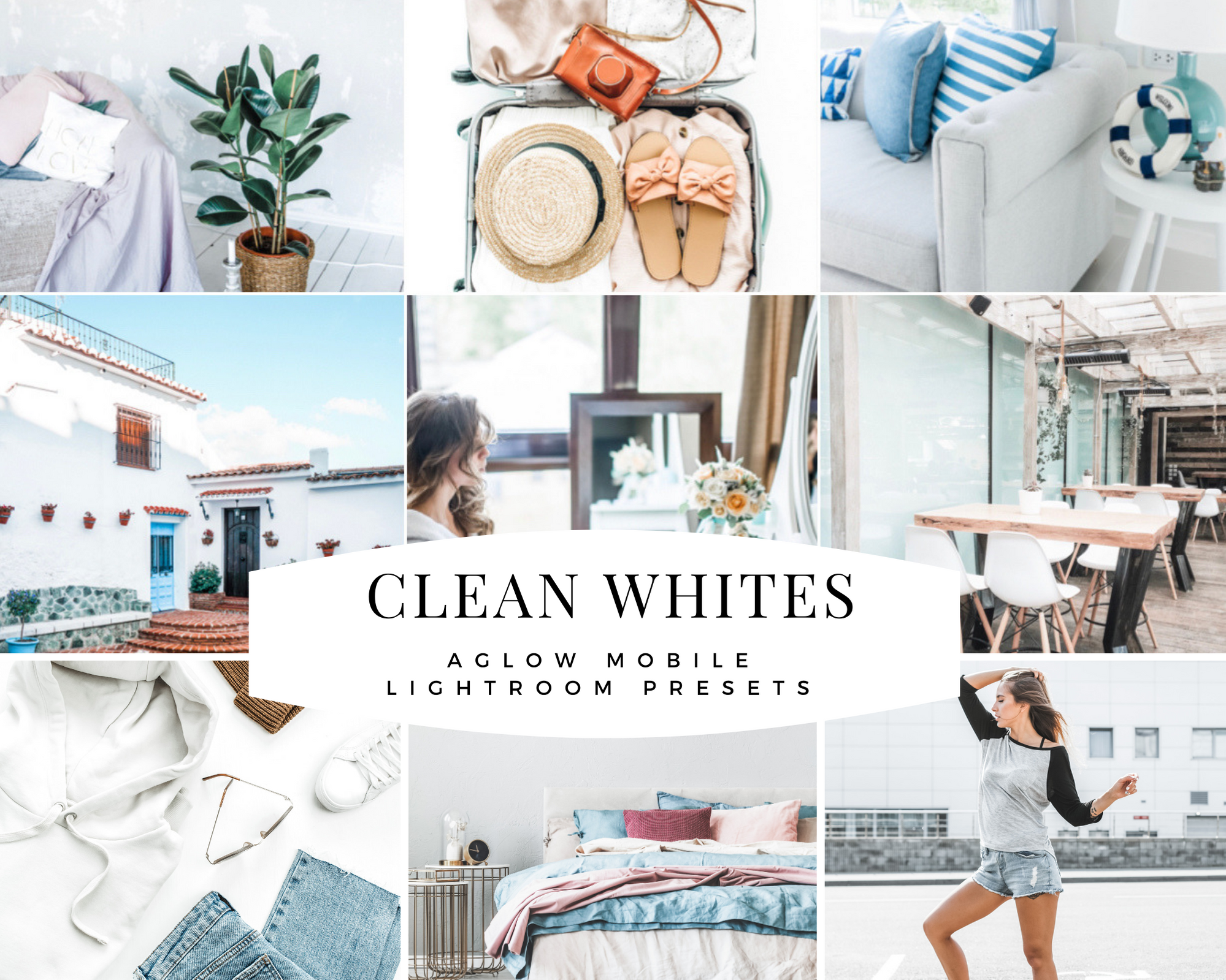 4 Mobile Presets - CLEAN WHITES Bundle