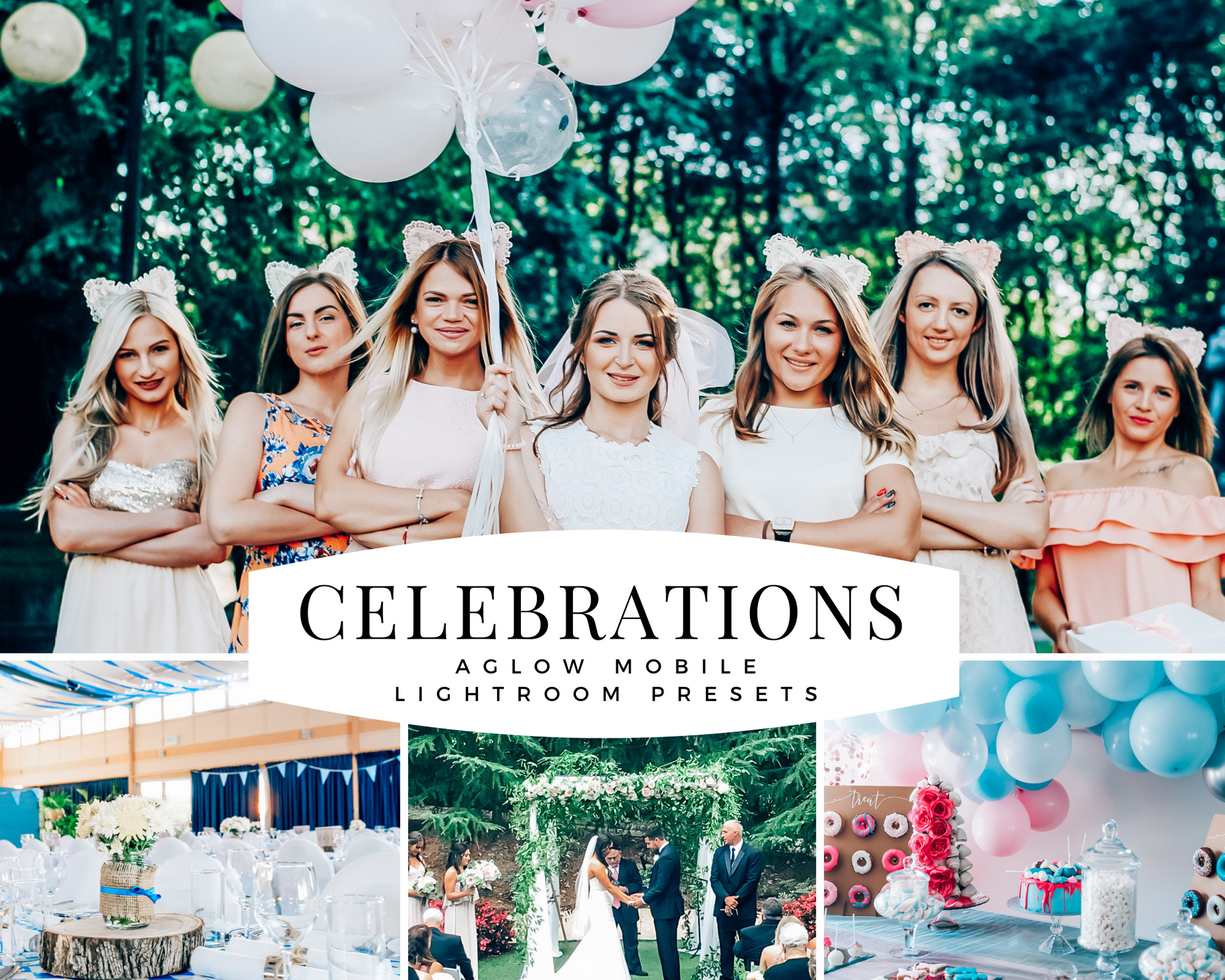 CELEBRATIONS, Event/Party Preset Bundle of 4