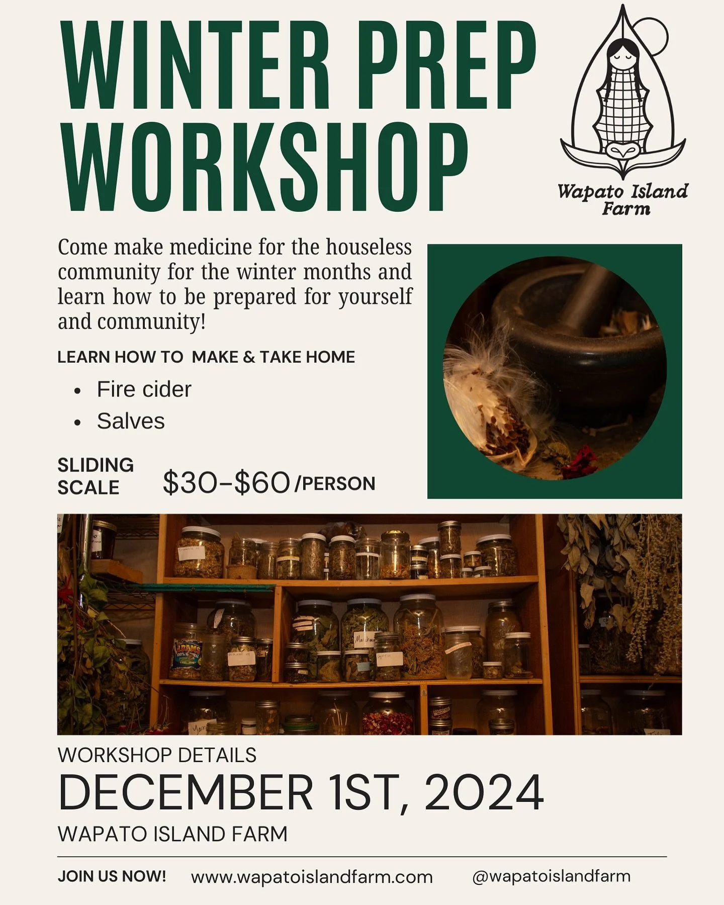 Greetings!!! Join us if you can for this workshop. We will be skill-sharing how to make fire cider with vinegars we have made on the farm as well as working with medicines  grown on this land. Folks will learn and take home some of each. In addition 