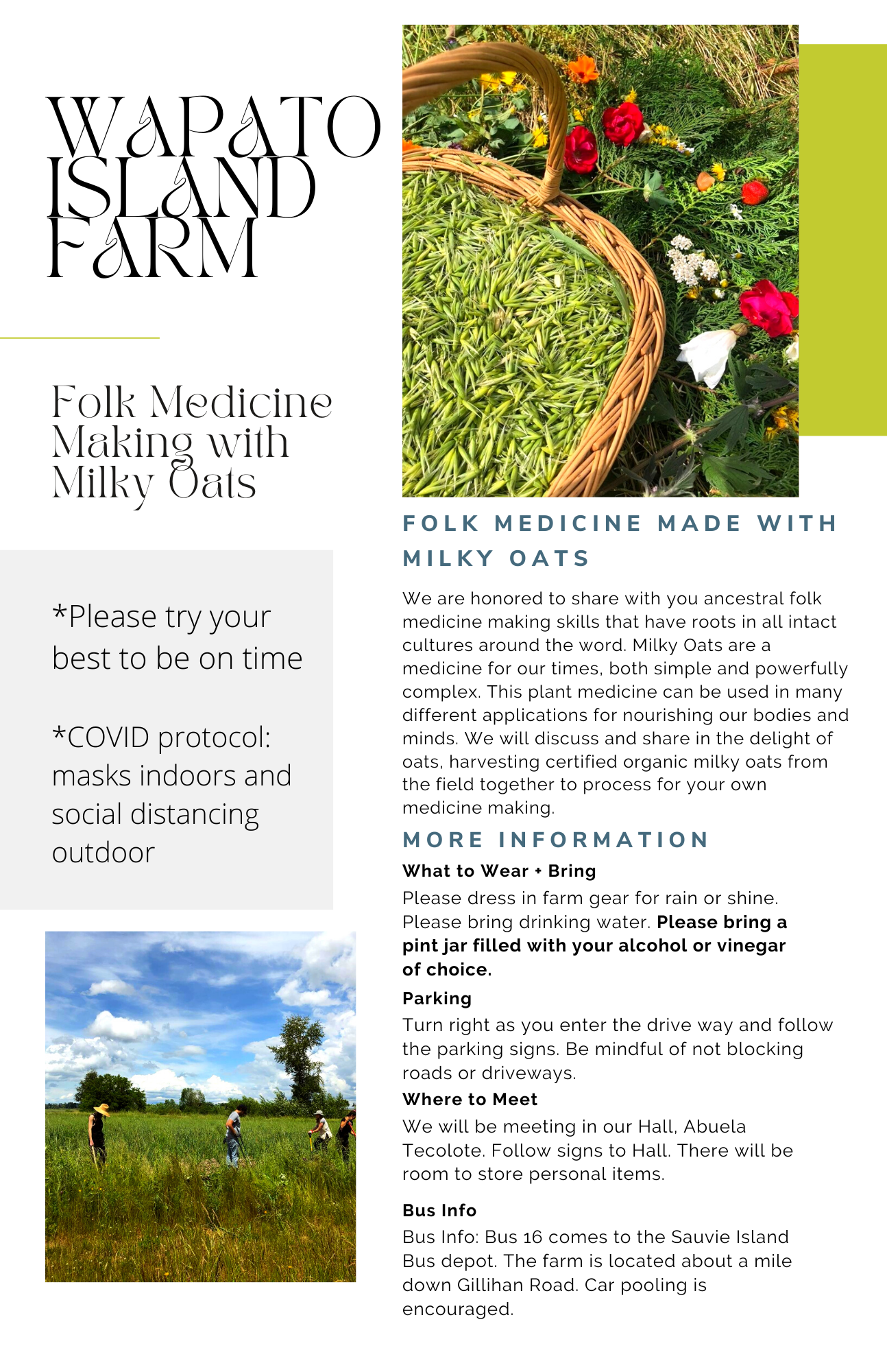 and Events — Wapato Island Farm