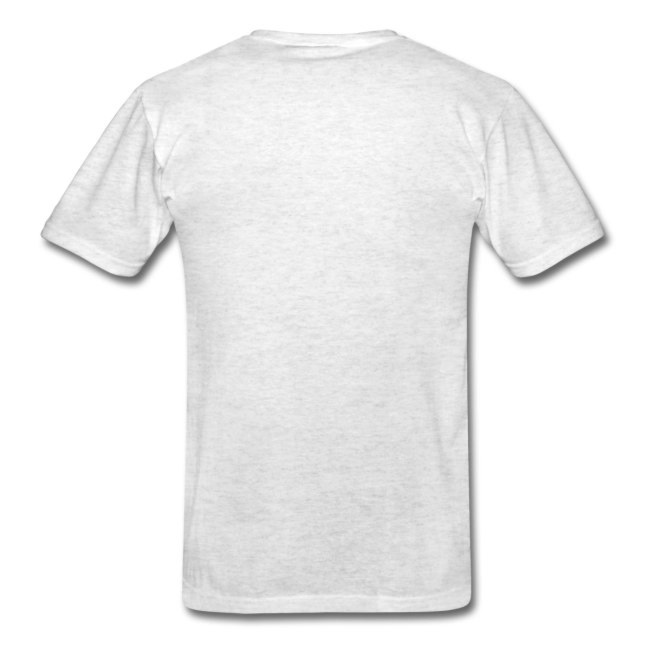 reverse image of grey t-shirt, no logo