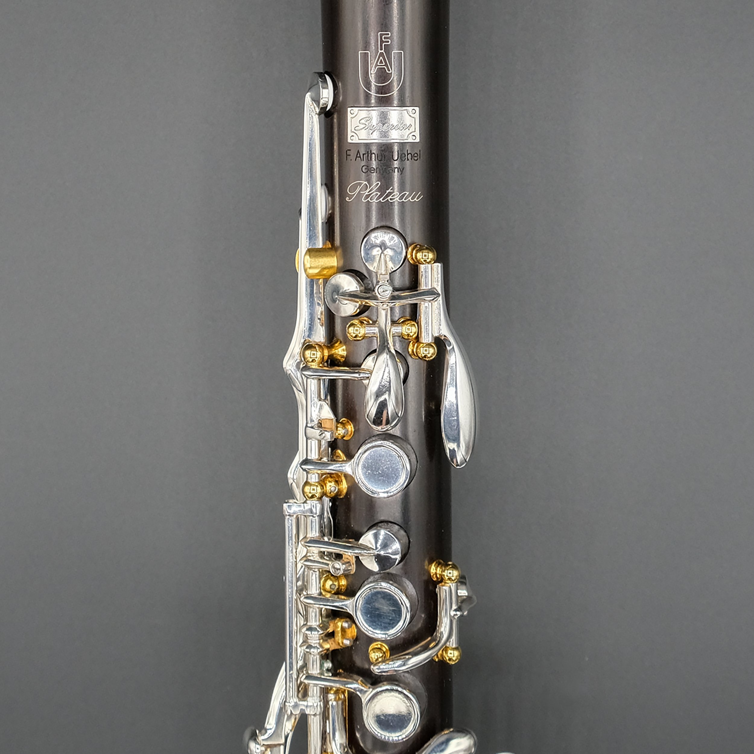 Levante Key of Bb ABS Body Nickel Plated Clarinet - Brushed Wood Grain  Finish