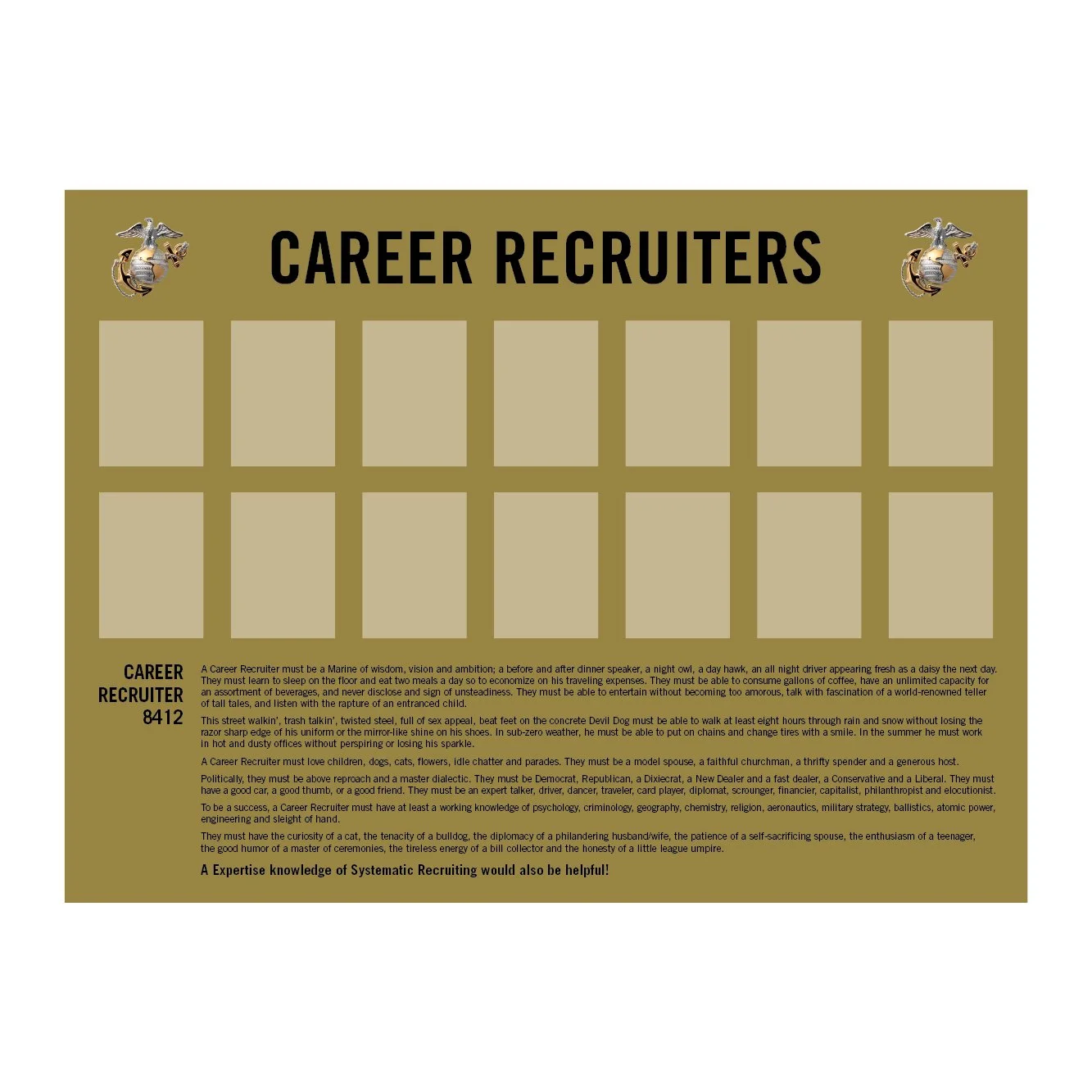 Career Recruiters -  (48"x36")