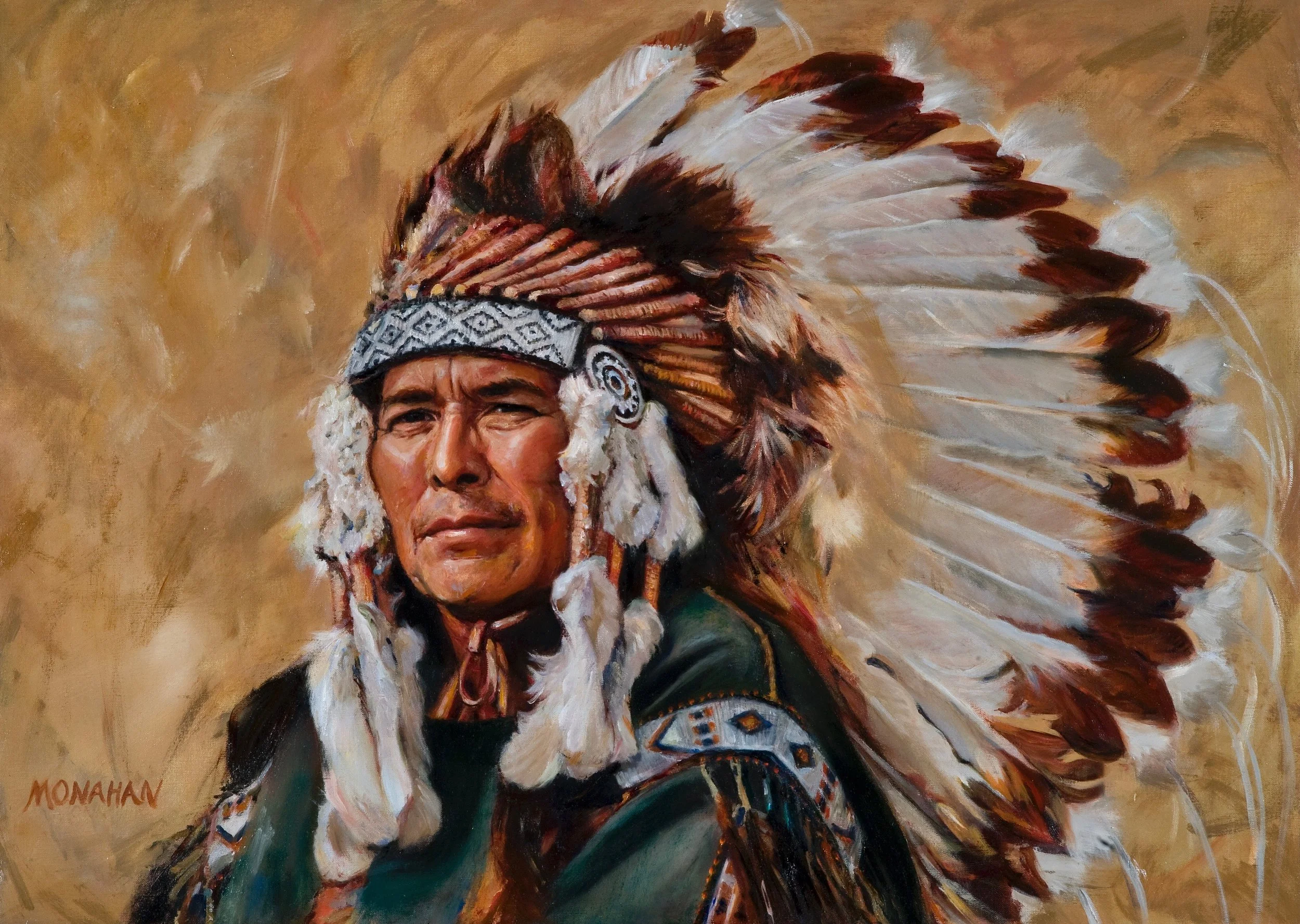 HONORED ONE 36” x 26”