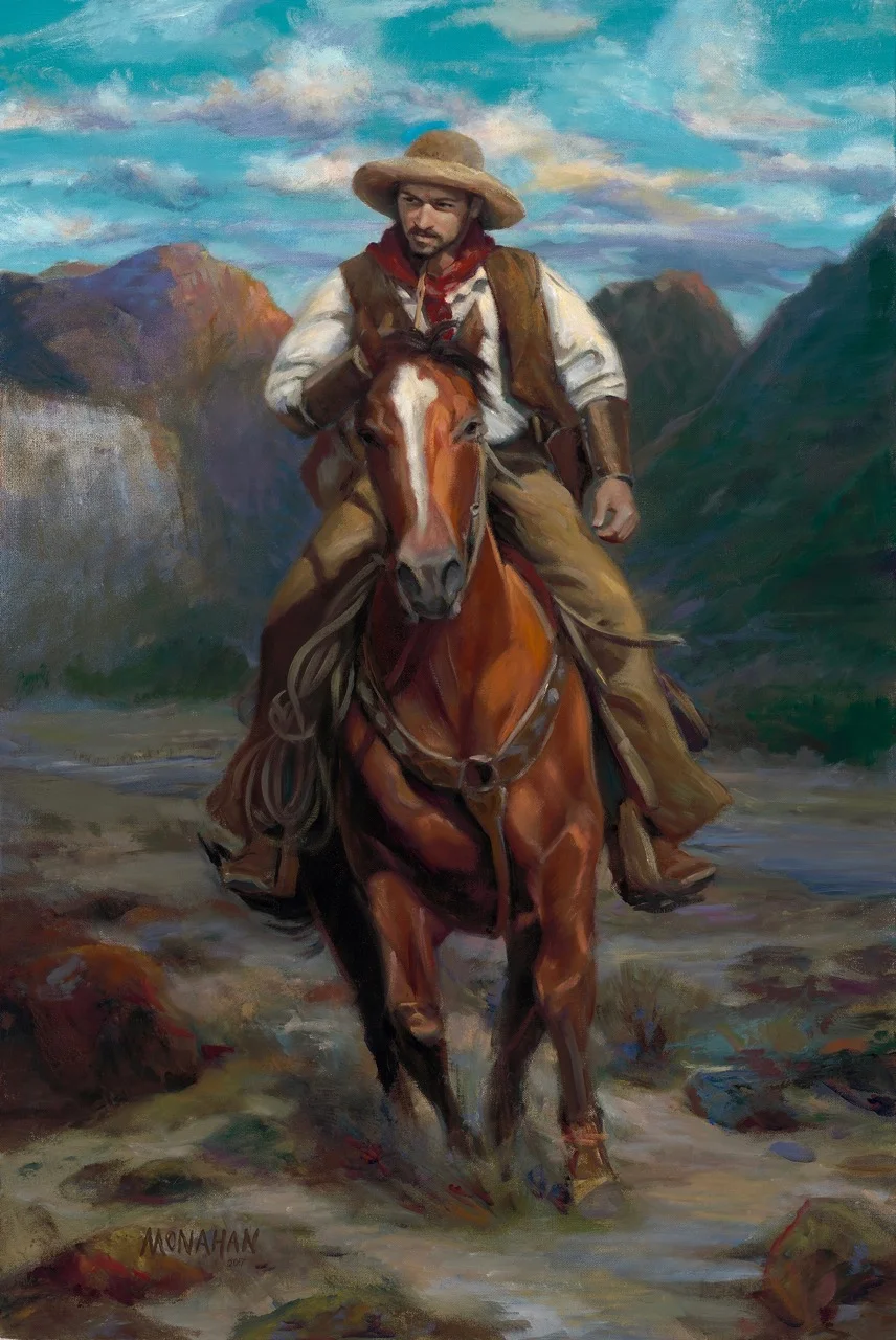 LONE RIDER 24” x 36”