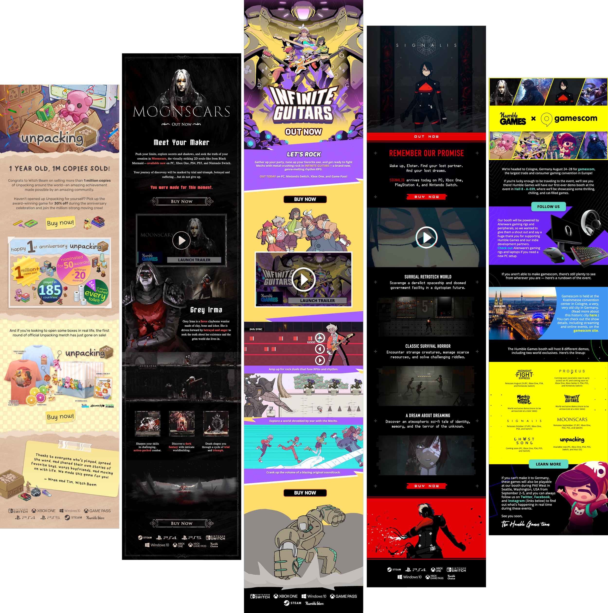 Game-Specific Emails