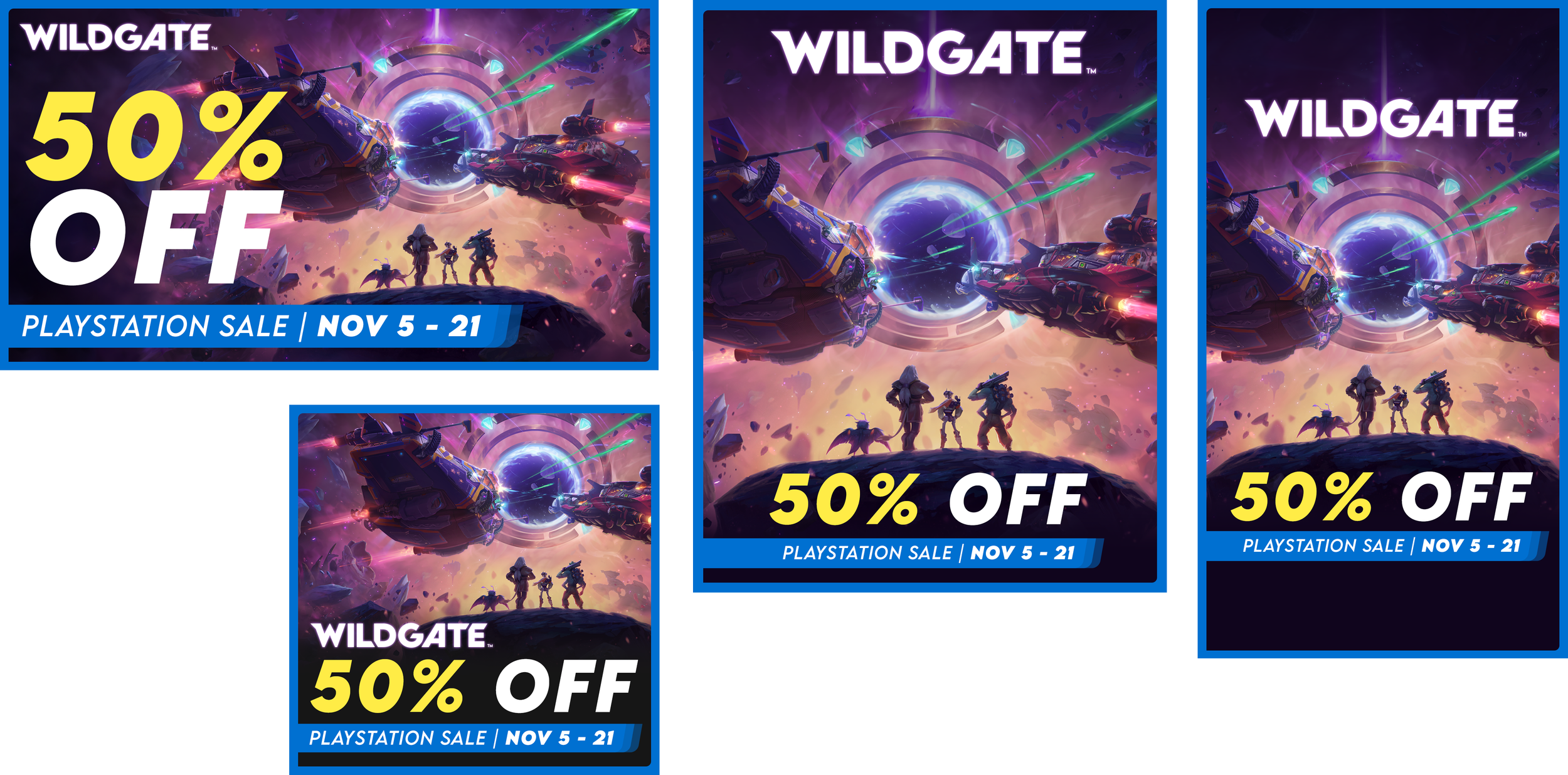 Wildgate Playstation Sale Ads for Social