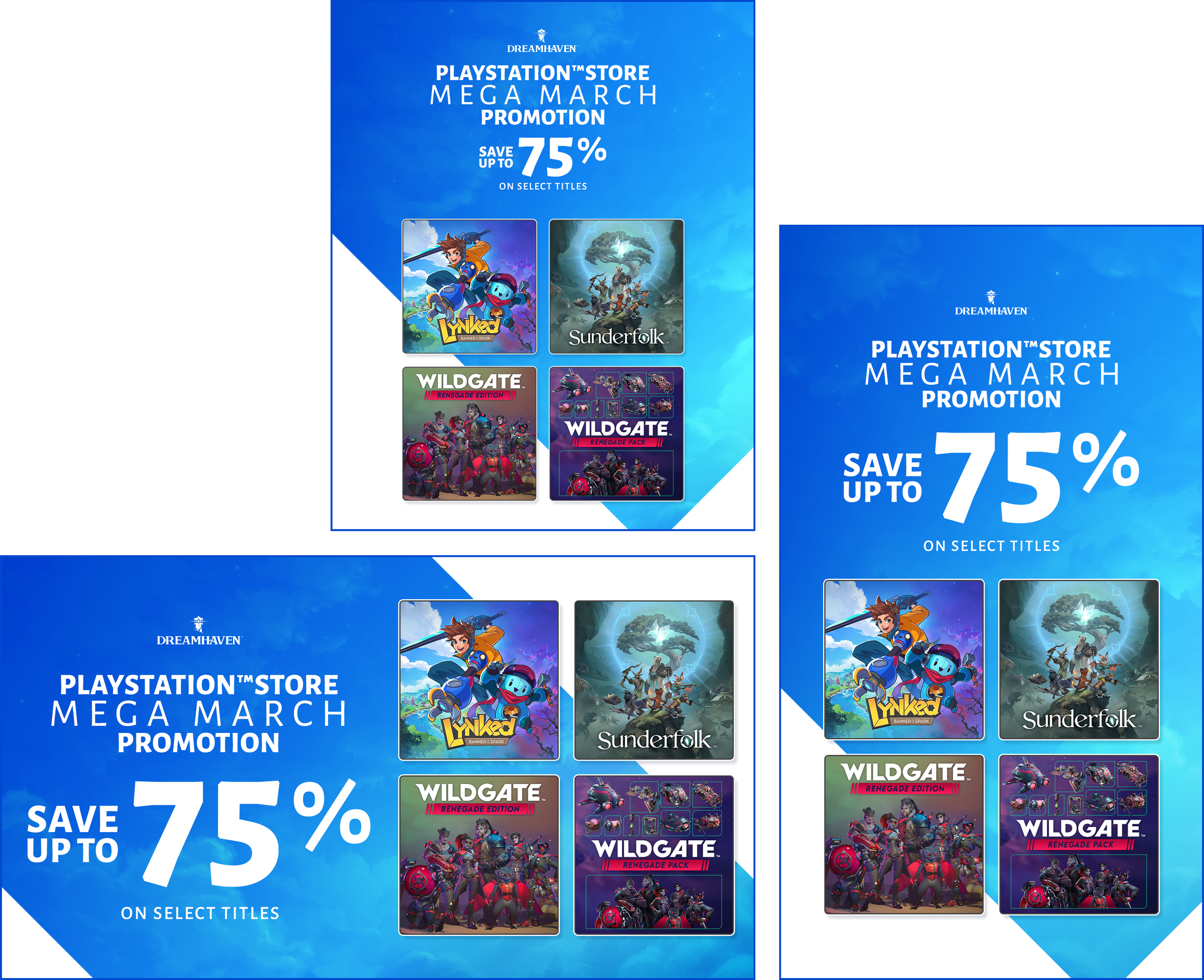 Dreamhaven Playstation Sale Ads for Social
