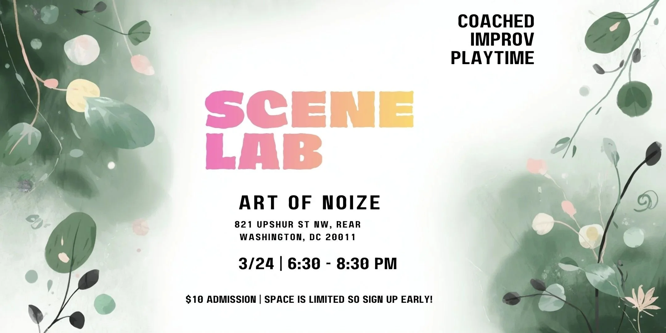 Scene Lab: Coached Improv Playtime