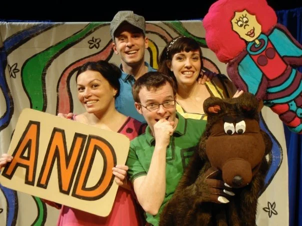 Angie and the cast of “Schoolhouse Rock Live!” in 2009