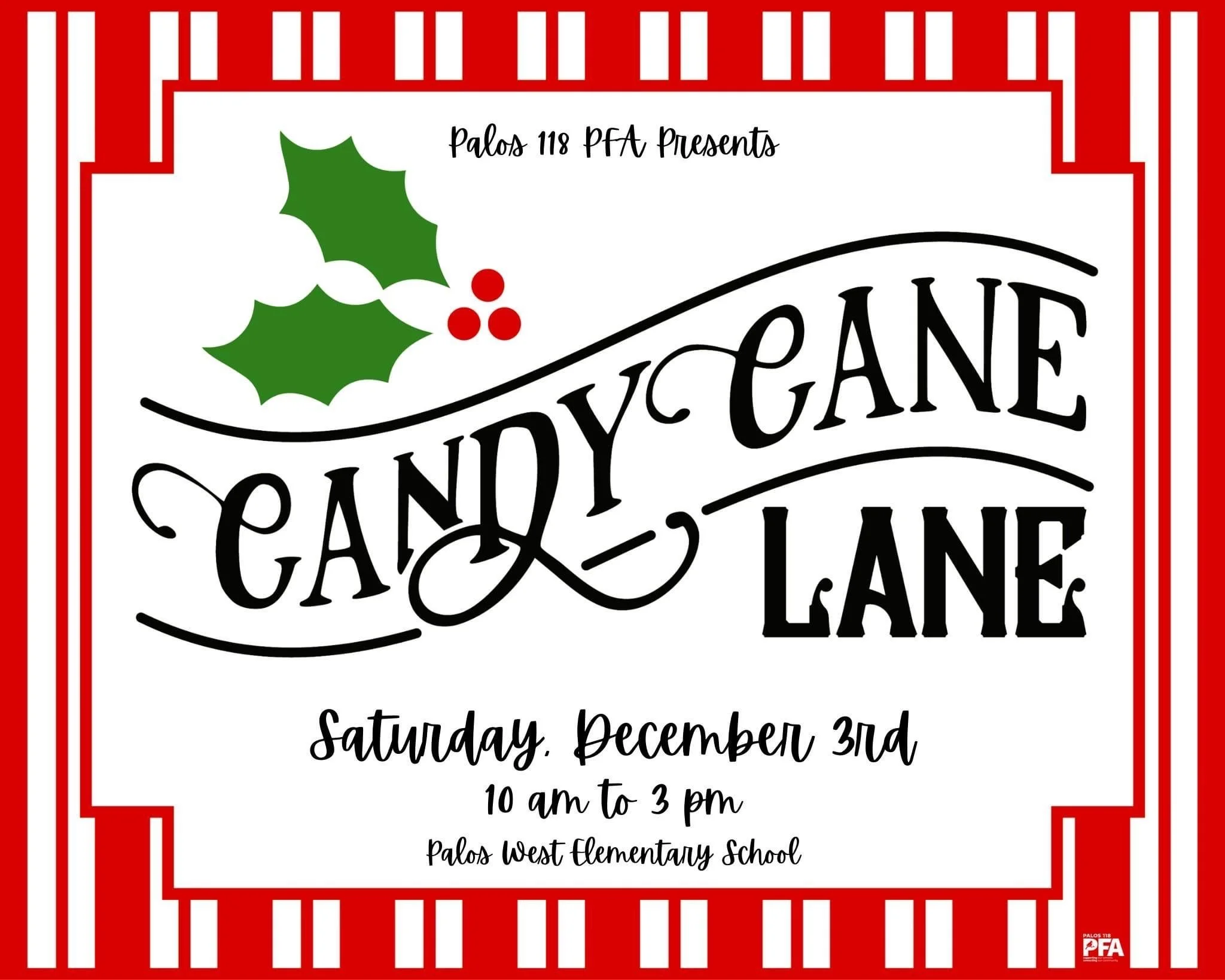 Palos 118 PFA's CANDY CANE LANE