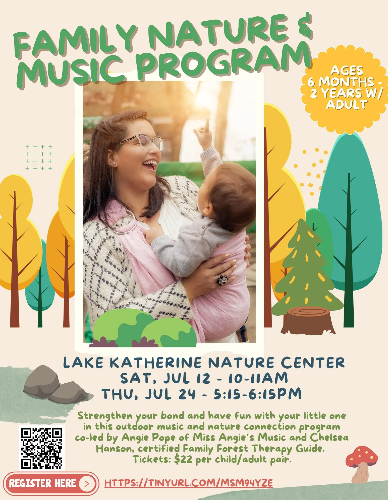 FAMILY NATURE &amp; MUSIC PROGRAM - BABY &amp; ME