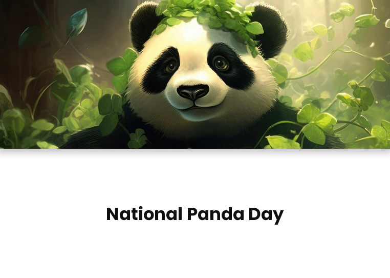 National Panda Day