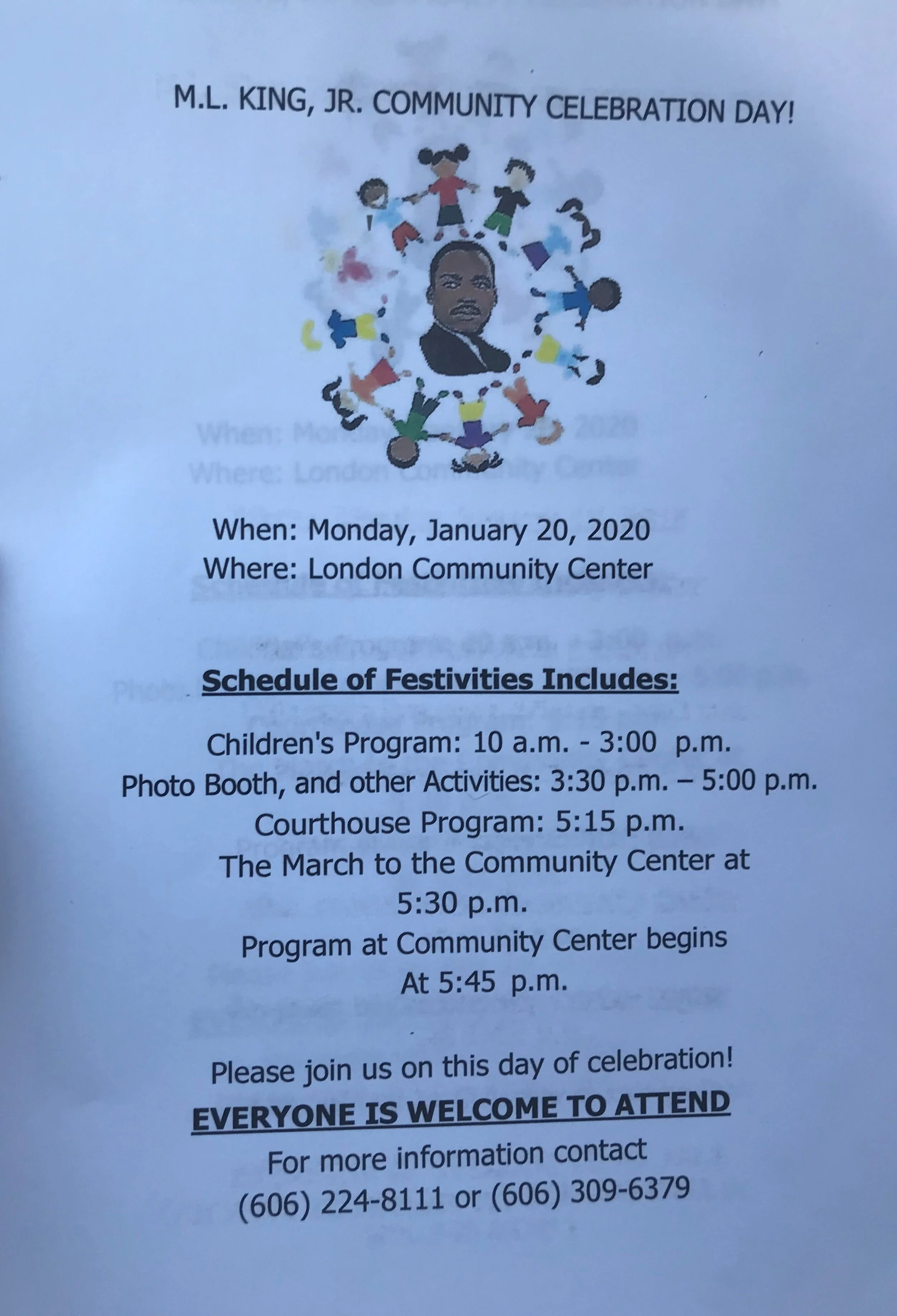 [London] M.L. King, Jr. Community Celebration